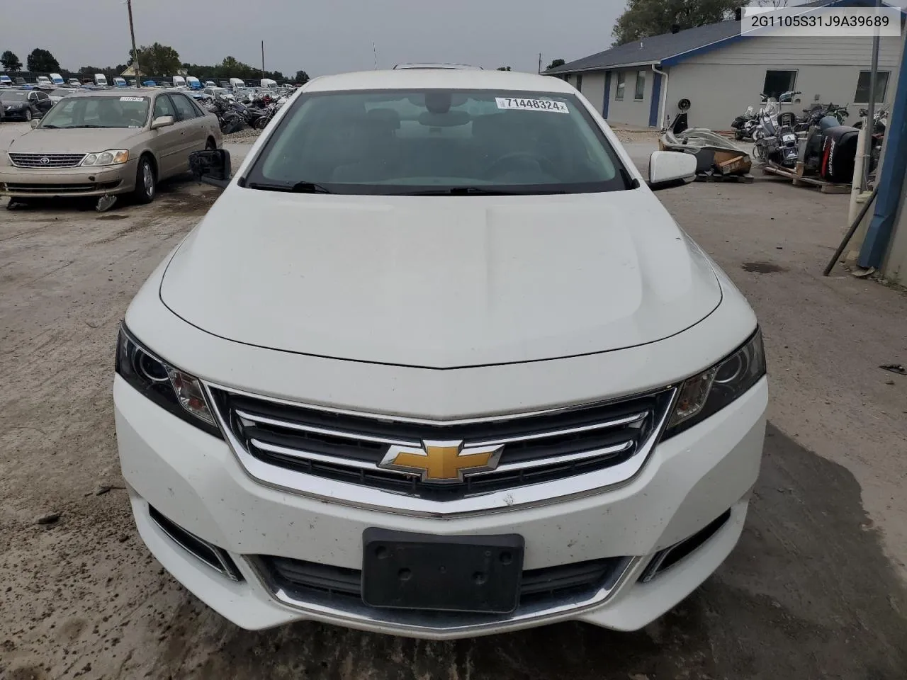 2018 Chevrolet Impala Lt VIN: 2G1105S31J9A39689 Lot: 71448324