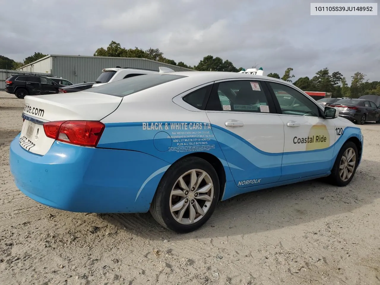 1G1105S39JU148952 2018 Chevrolet Impala Lt