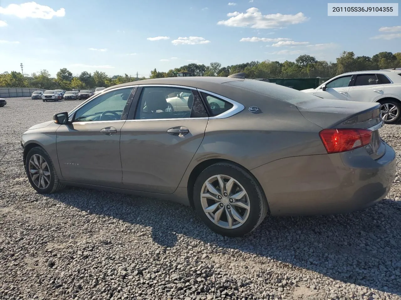 2018 Chevrolet Impala Lt VIN: 2G1105S36J9104355 Lot: 71734294