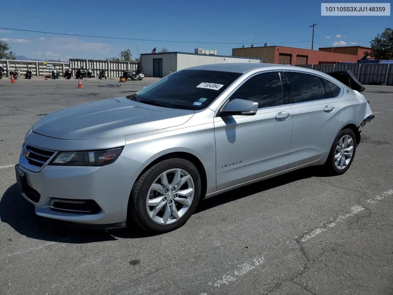 2018 Chevrolet Impala Lt VIN: 1G1105S3XJU148359 Lot: 71854994