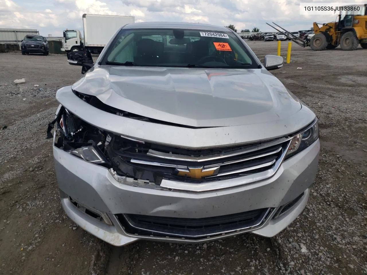 2018 Chevrolet Impala Lt VIN: 1G1105S36JU133860 Lot: 72042984