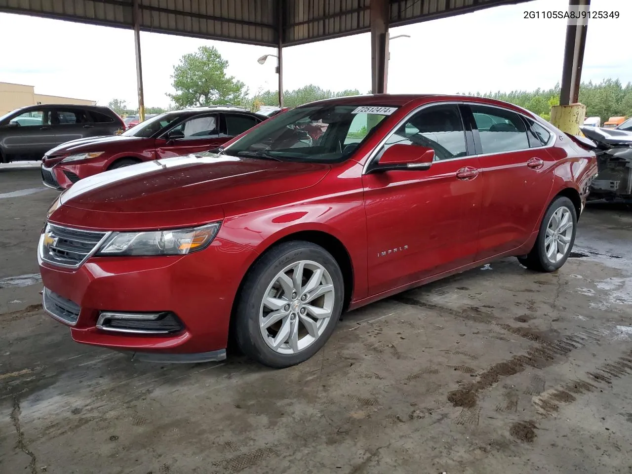 2G1105SA8J9125349 2018 Chevrolet Impala Lt