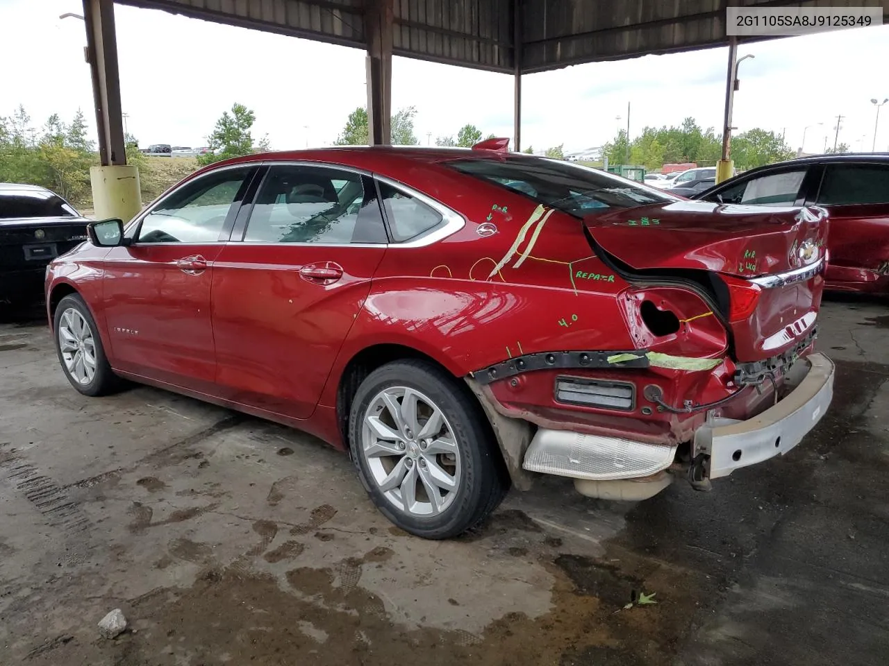 2018 Chevrolet Impala Lt VIN: 2G1105SA8J9125349 Lot: 72512474