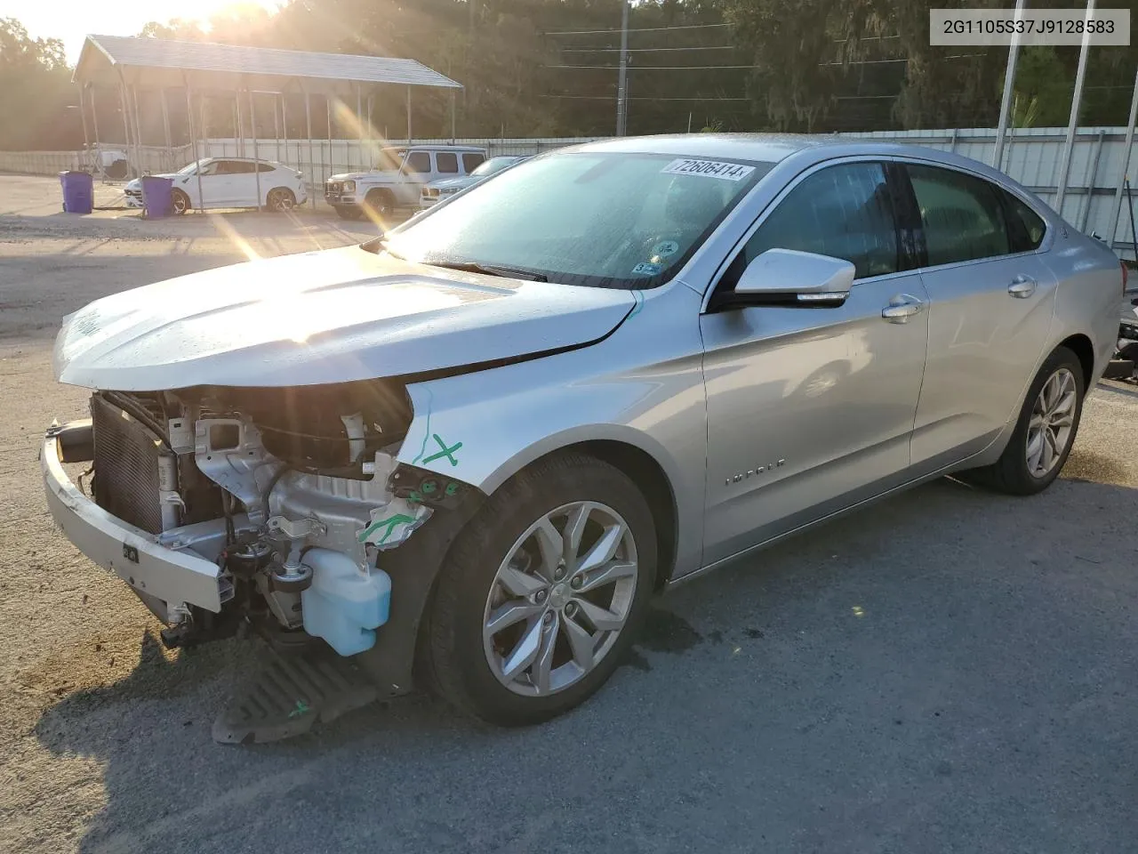 2018 Chevrolet Impala Lt VIN: 2G1105S37J9128583 Lot: 72606414