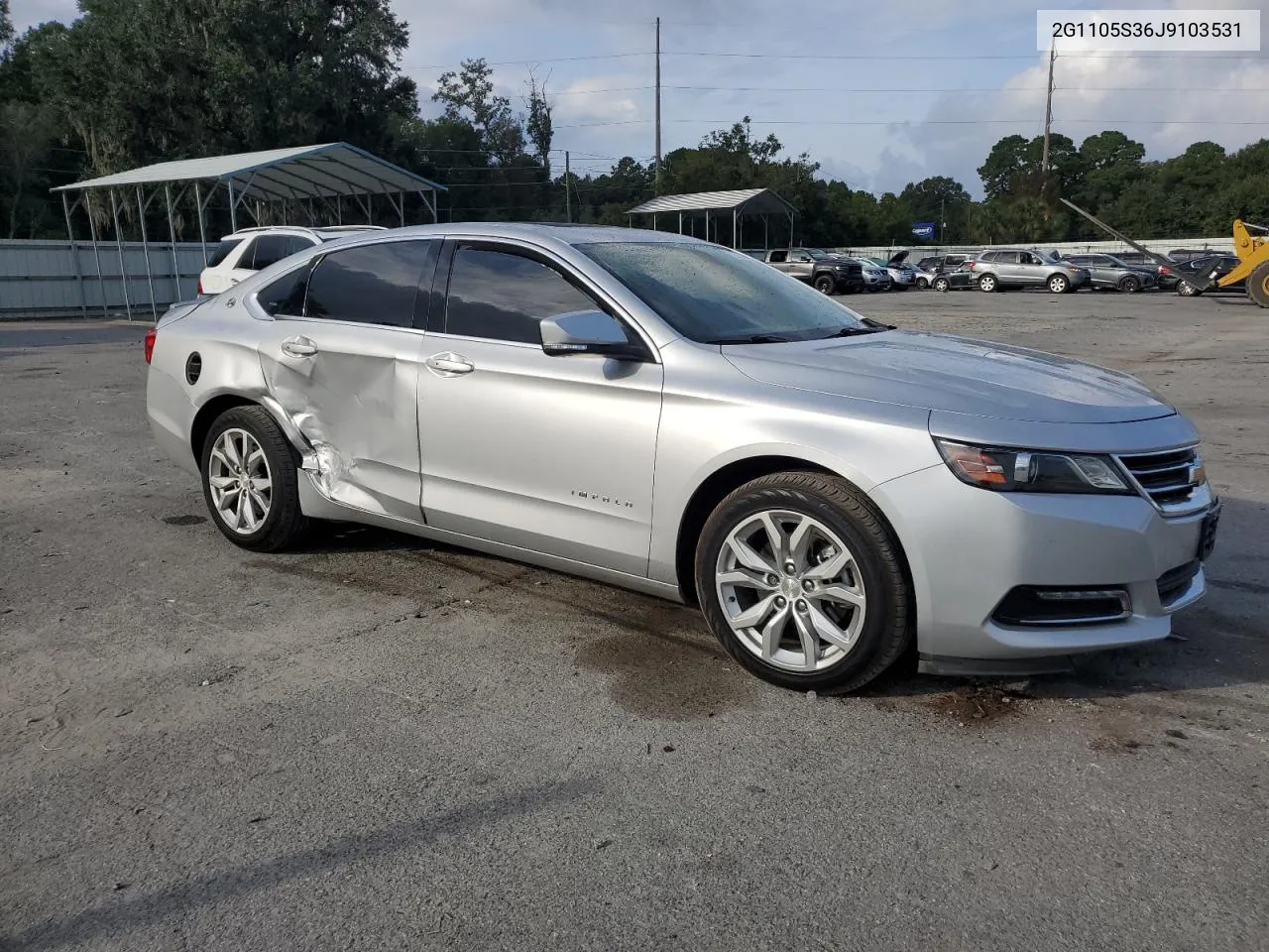 2018 Chevrolet Impala Lt VIN: 2G1105S36J9103531 Lot: 72655614