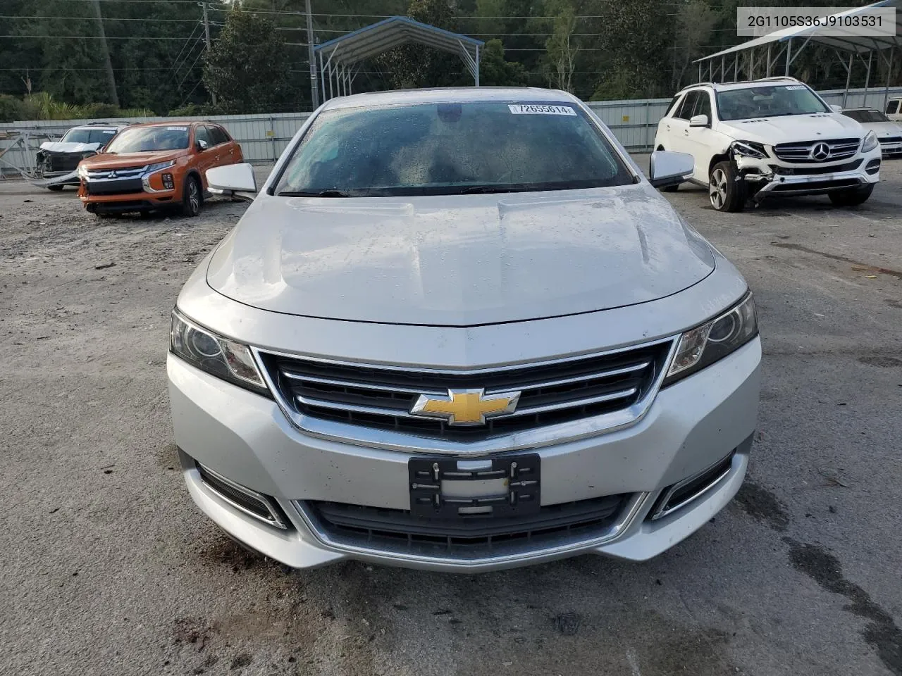 2018 Chevrolet Impala Lt VIN: 2G1105S36J9103531 Lot: 72655614