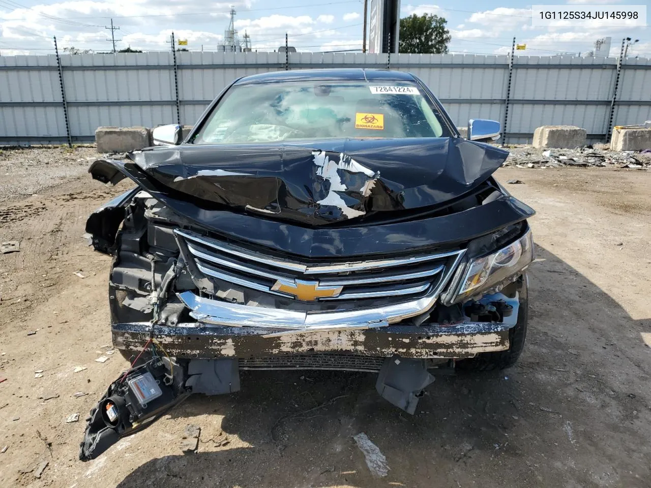 1G1125S34JU145998 2018 Chevrolet Impala Premier