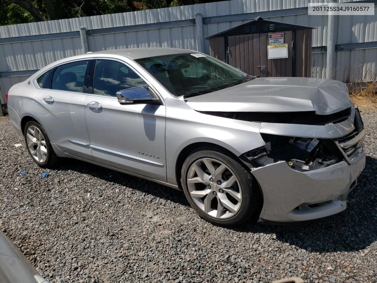 2018 Chevrolet Impala Premier VIN: 2G1125S34J9160577 Lot: 72887024