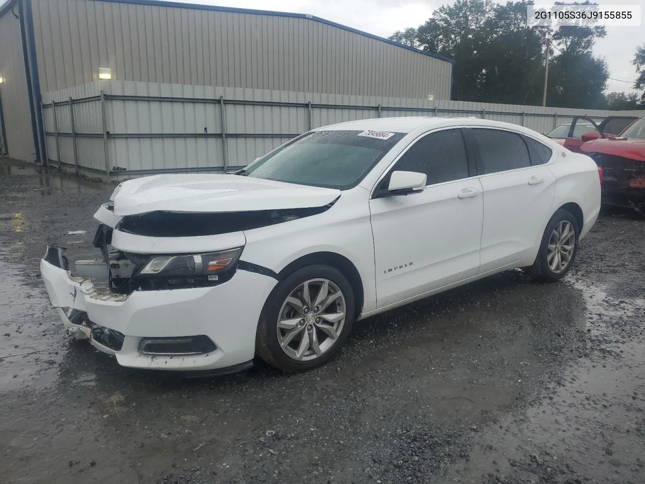 2018 Chevrolet Impala Lt VIN: 2G1105S36J9155855 Lot: 73049884