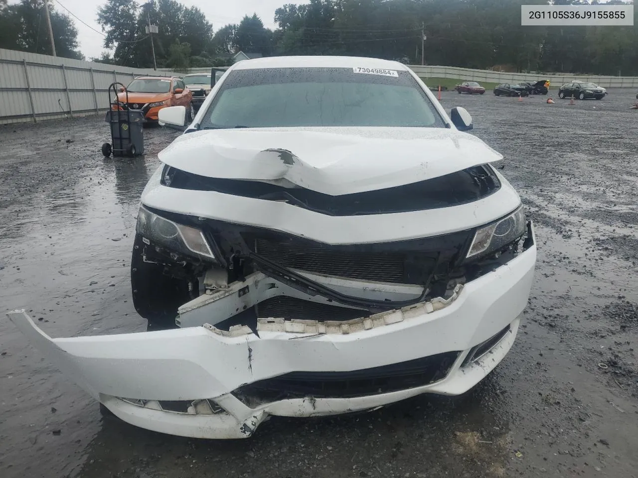 2G1105S36J9155855 2018 Chevrolet Impala Lt