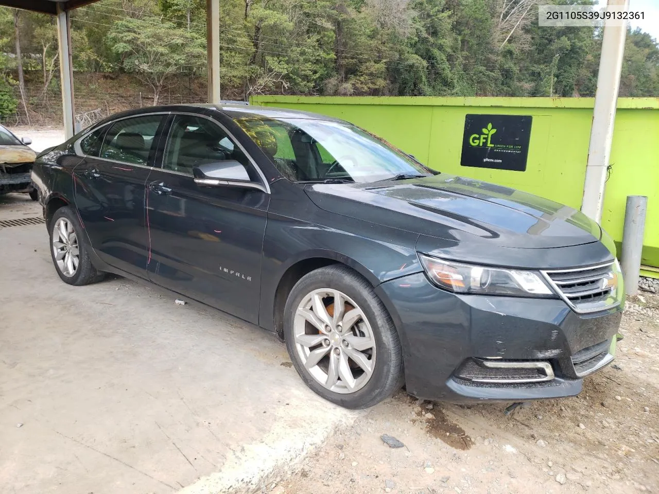 2G1105S39J9132361 2018 Chevrolet Impala Lt