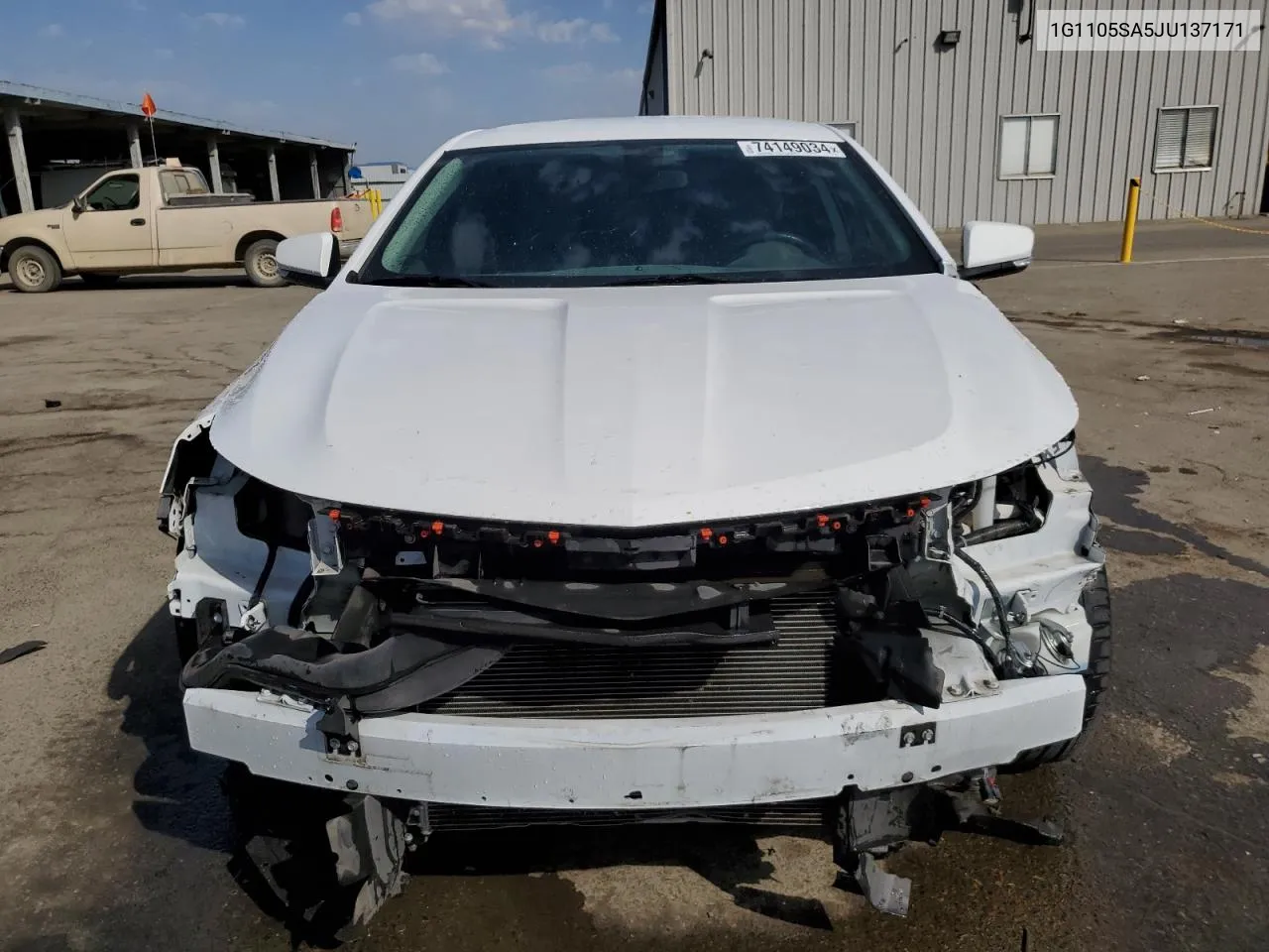 1G1105SA5JU137171 2018 Chevrolet Impala Lt