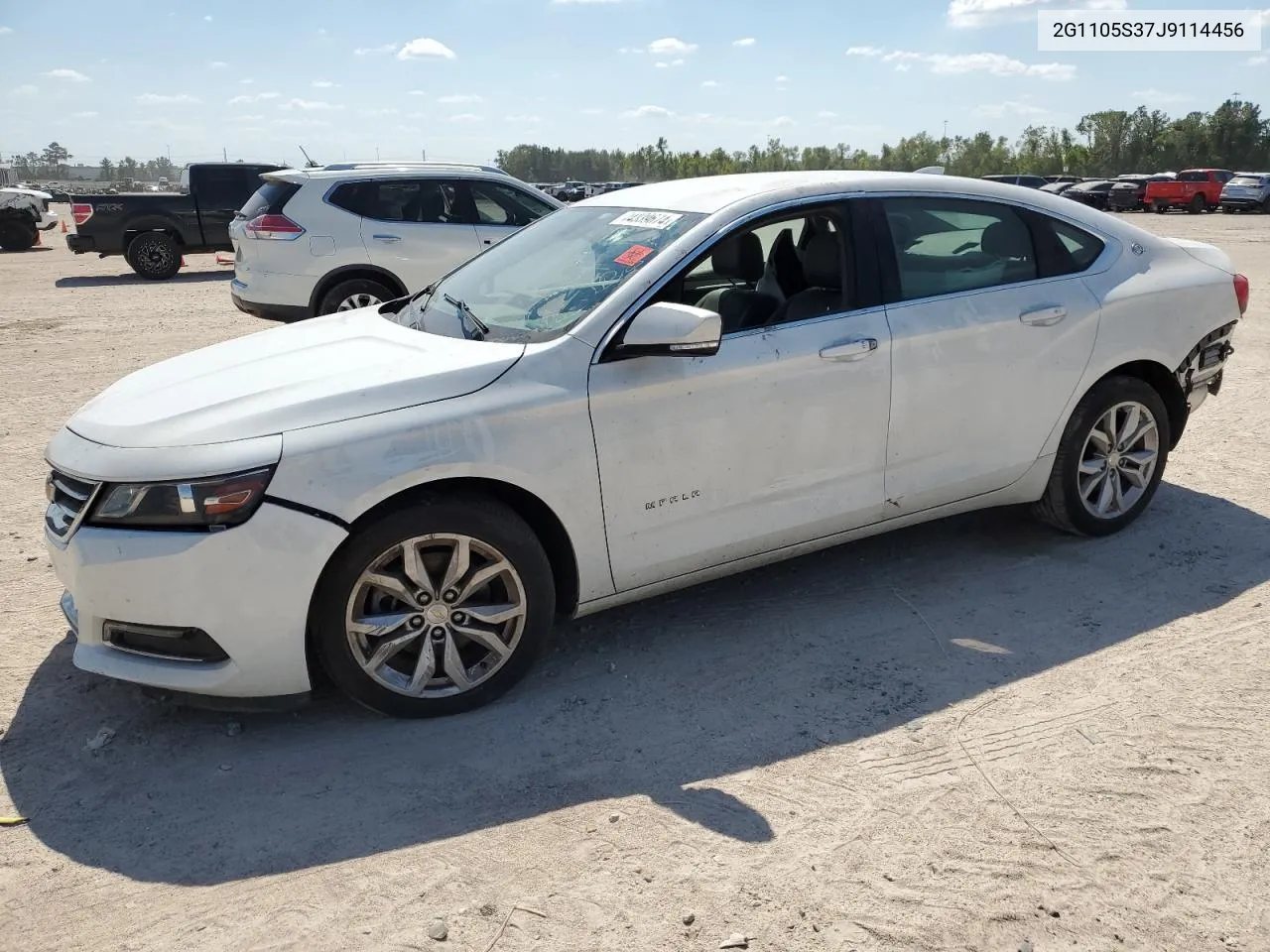 2018 Chevrolet Impala Lt VIN: 2G1105S37J9114456 Lot: 74339674