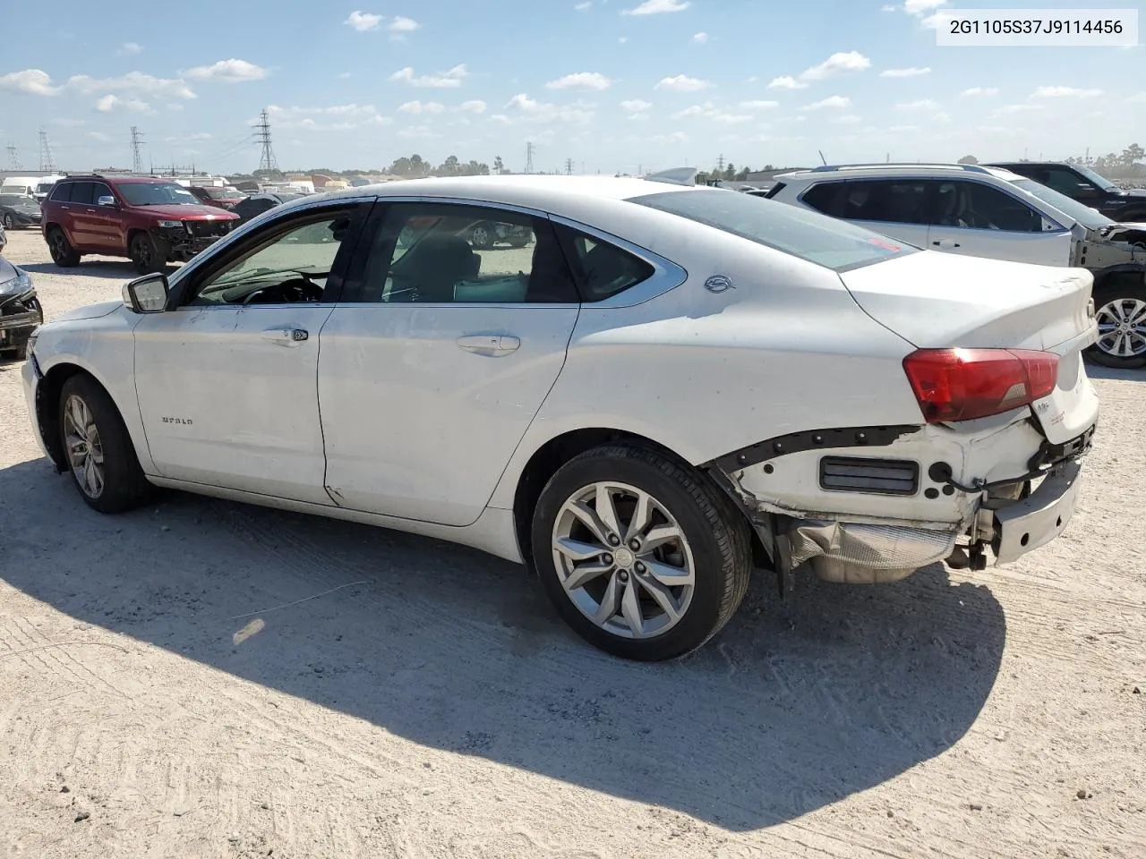 2018 Chevrolet Impala Lt VIN: 2G1105S37J9114456 Lot: 74339674