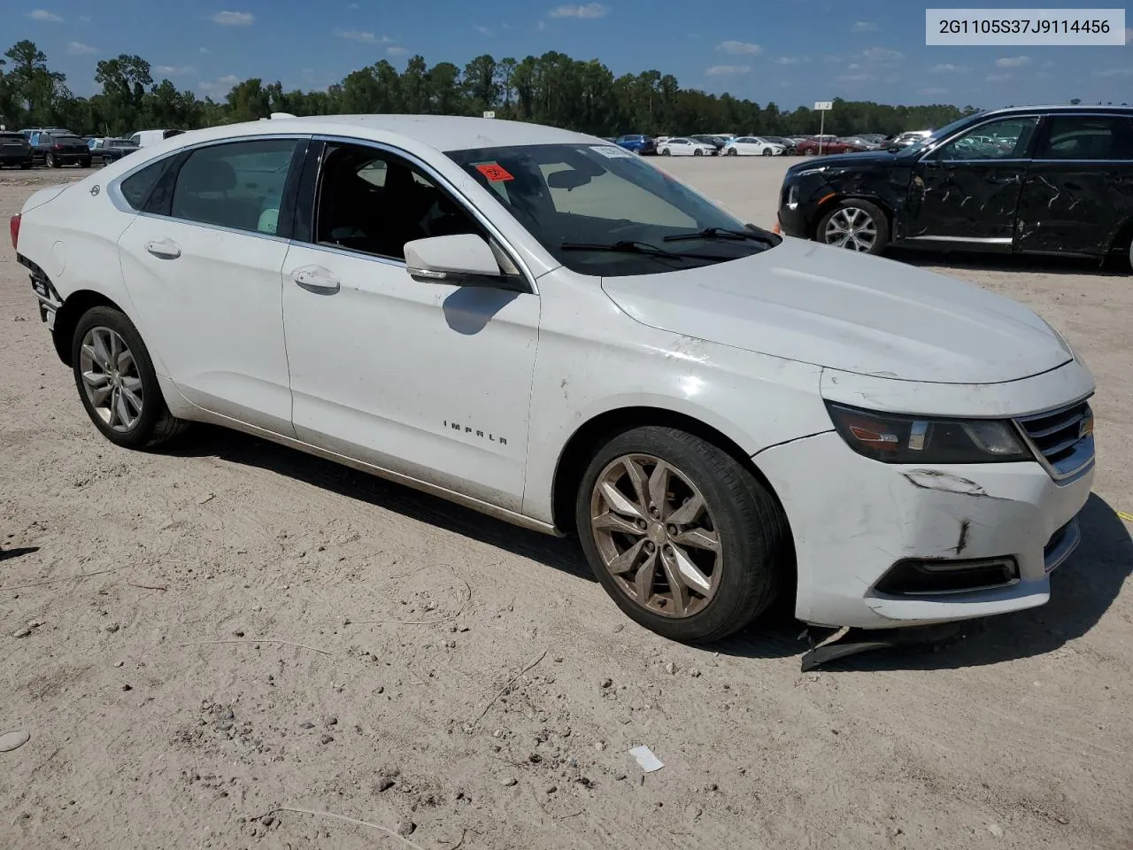 2018 Chevrolet Impala Lt VIN: 2G1105S37J9114456 Lot: 74339674