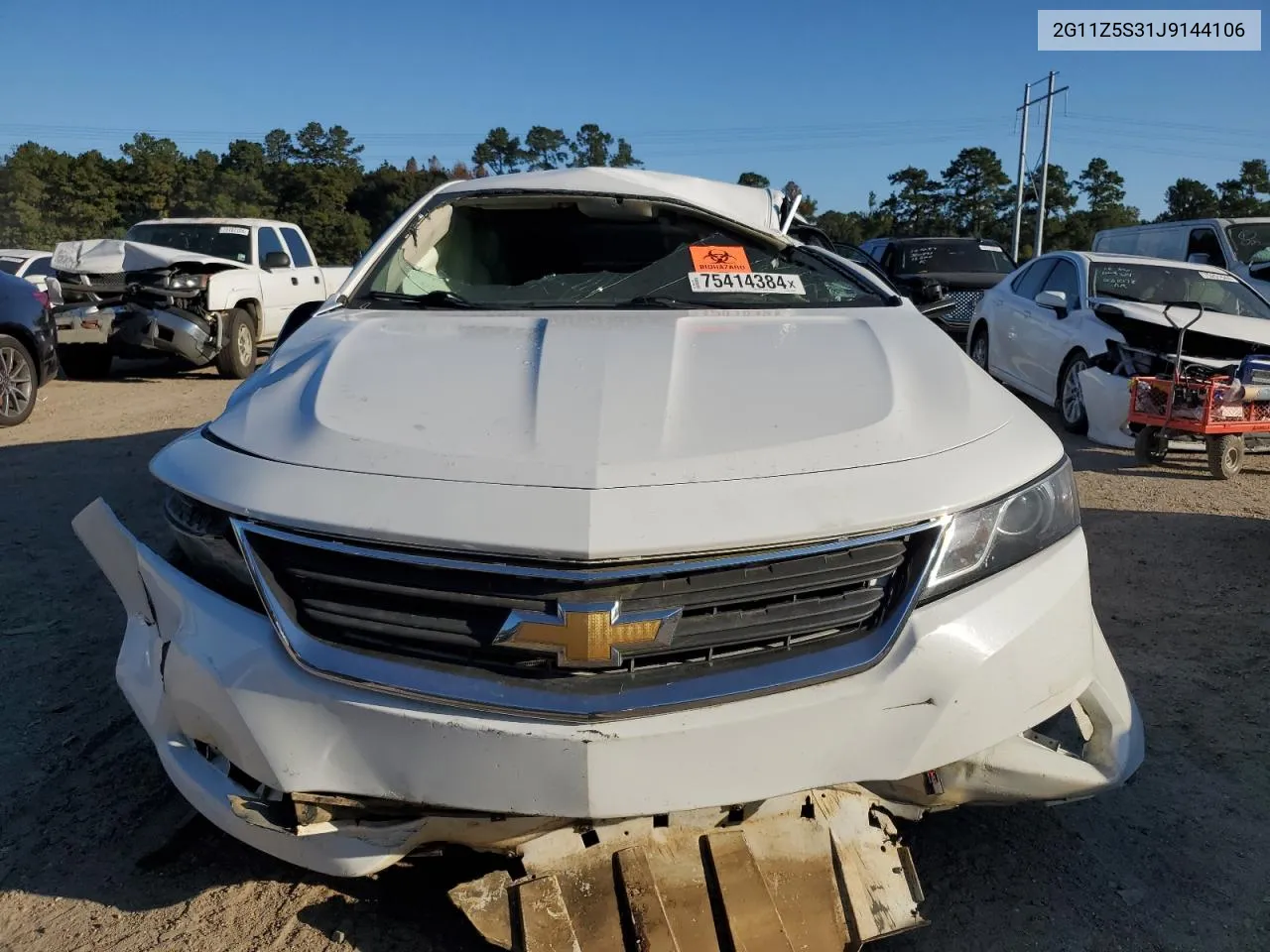 2018 Chevrolet Impala Ls VIN: 2G11Z5S31J9144106 Lot: 75414384