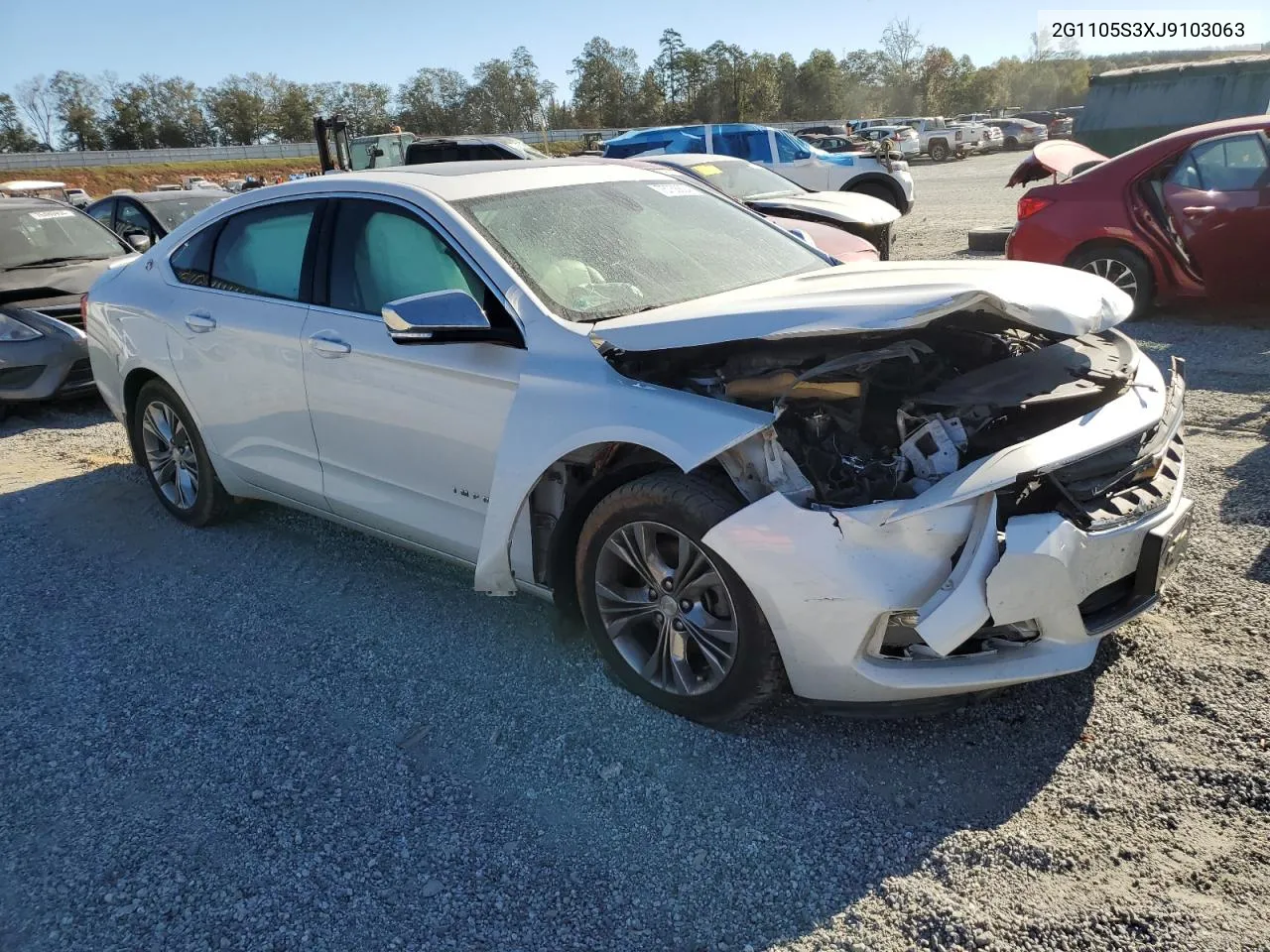 2018 Chevrolet Impala Lt VIN: 2G1105S3XJ9103063 Lot: 75738824