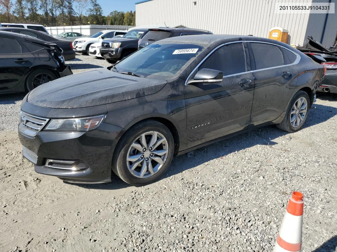 2018 Chevrolet Impala Ls VIN: 2G1105S33J9104331 Lot: 75895674