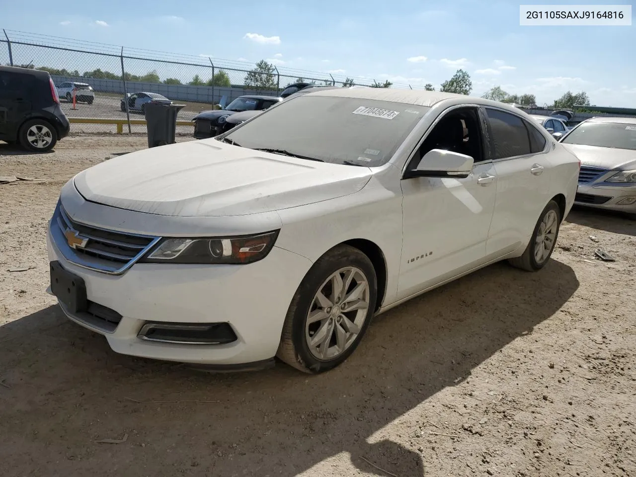 2018 Chevrolet Impala Lt VIN: 2G1105SAXJ9164816 Lot: 77045674