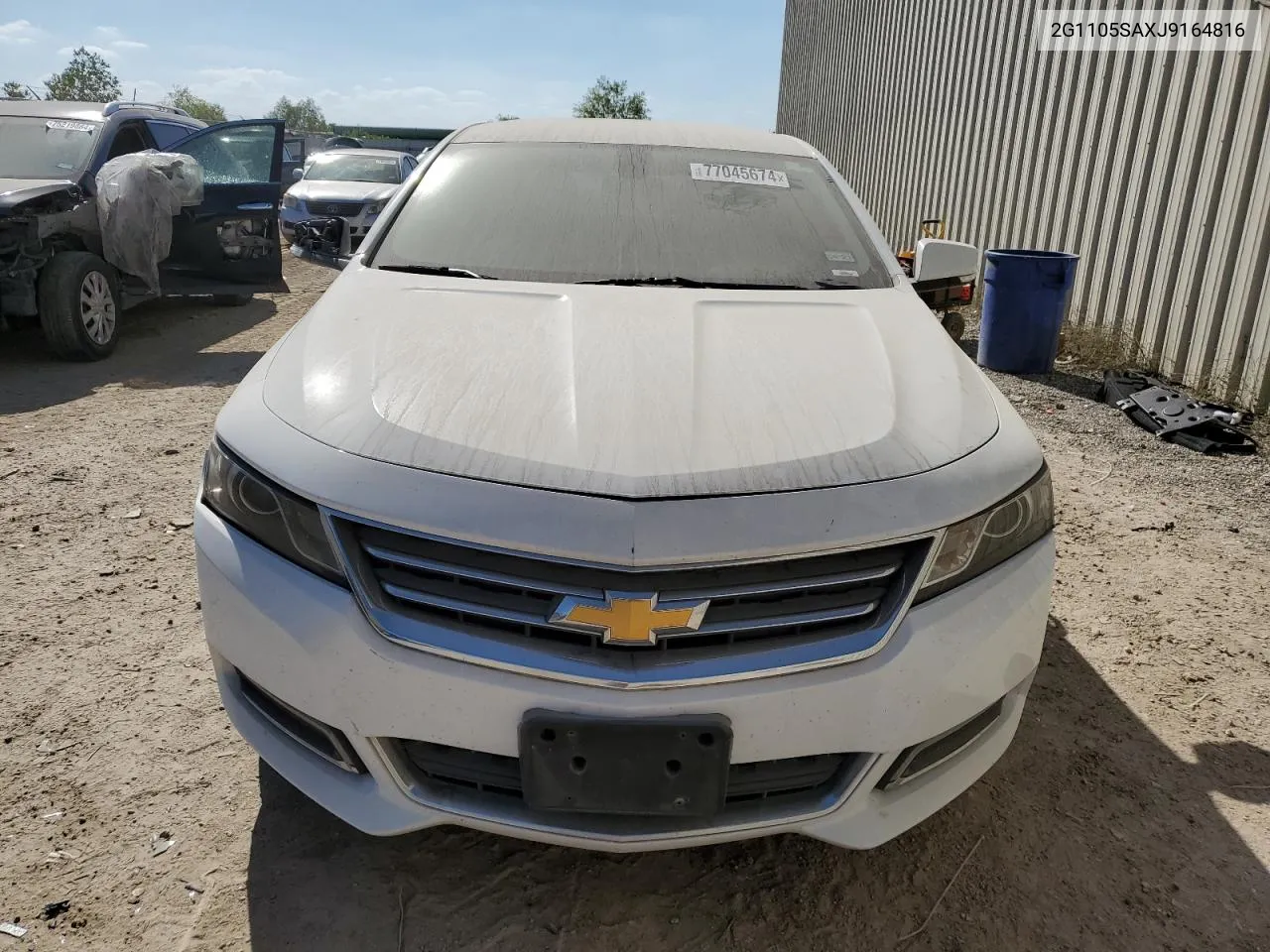 2018 Chevrolet Impala Lt VIN: 2G1105SAXJ9164816 Lot: 77045674