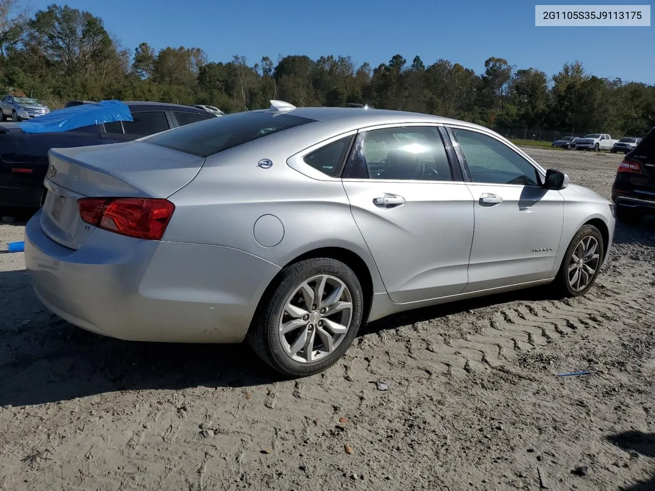 2018 Chevrolet Impala Lt VIN: 2G1105S35J9113175 Lot: 77134994