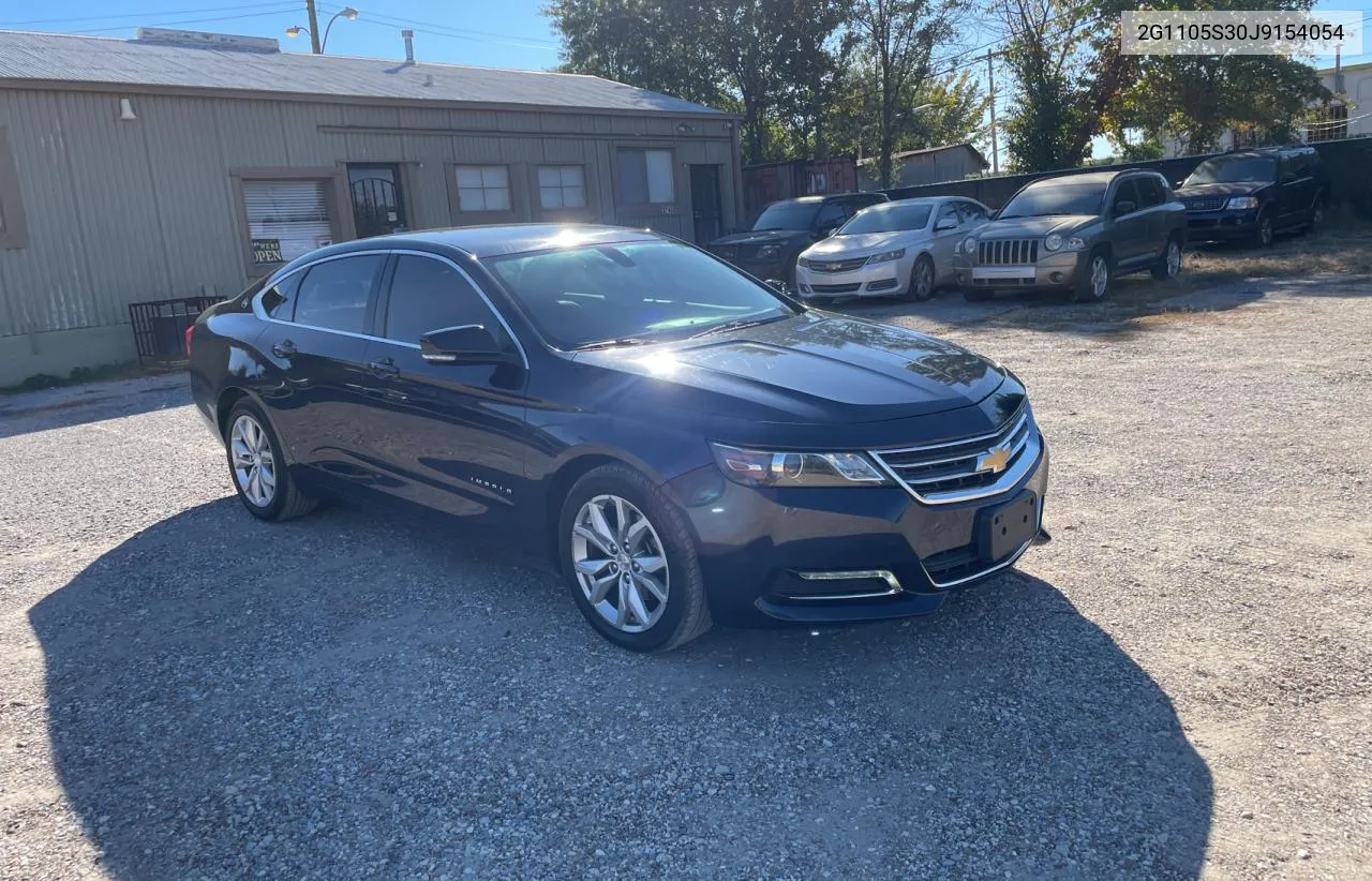 2G1105S30J9154054 2018 Chevrolet Impala Lt