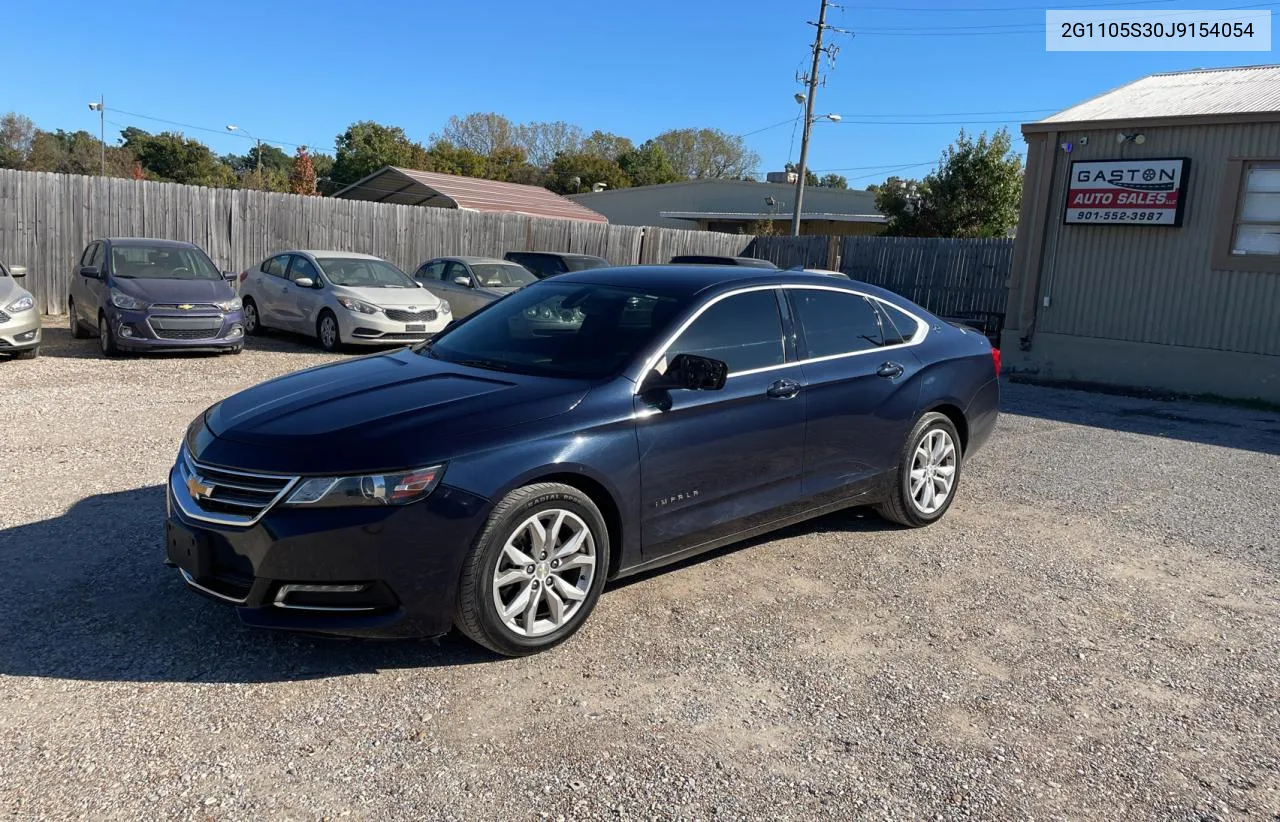 2G1105S30J9154054 2018 Chevrolet Impala Lt