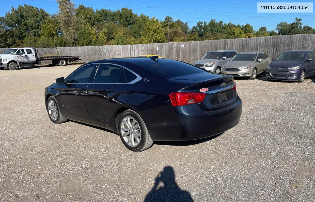 2G1105S30J9154054 2018 Chevrolet Impala Lt