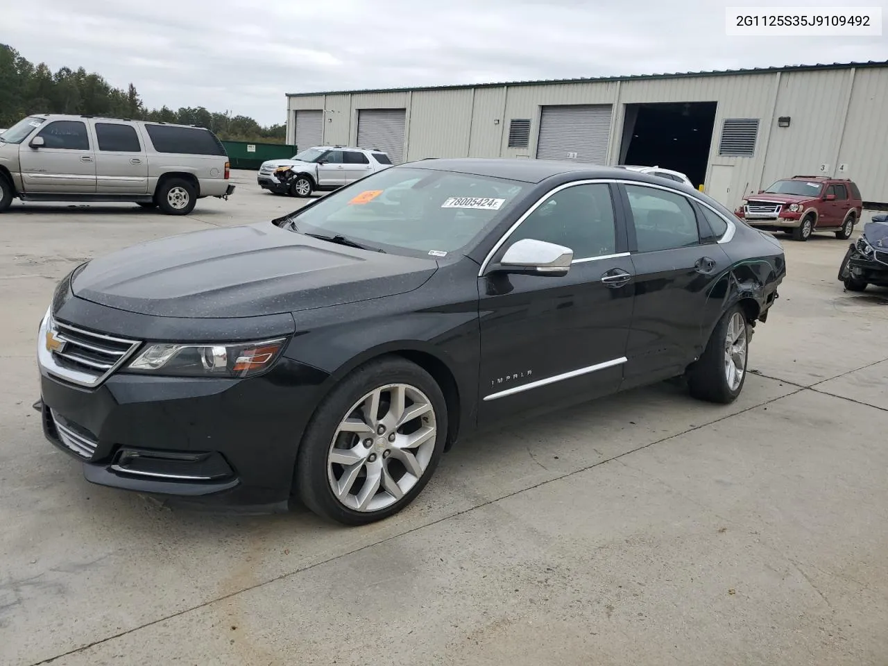 2018 Chevrolet Impala Premier VIN: 2G1125S35J9109492 Lot: 78005424