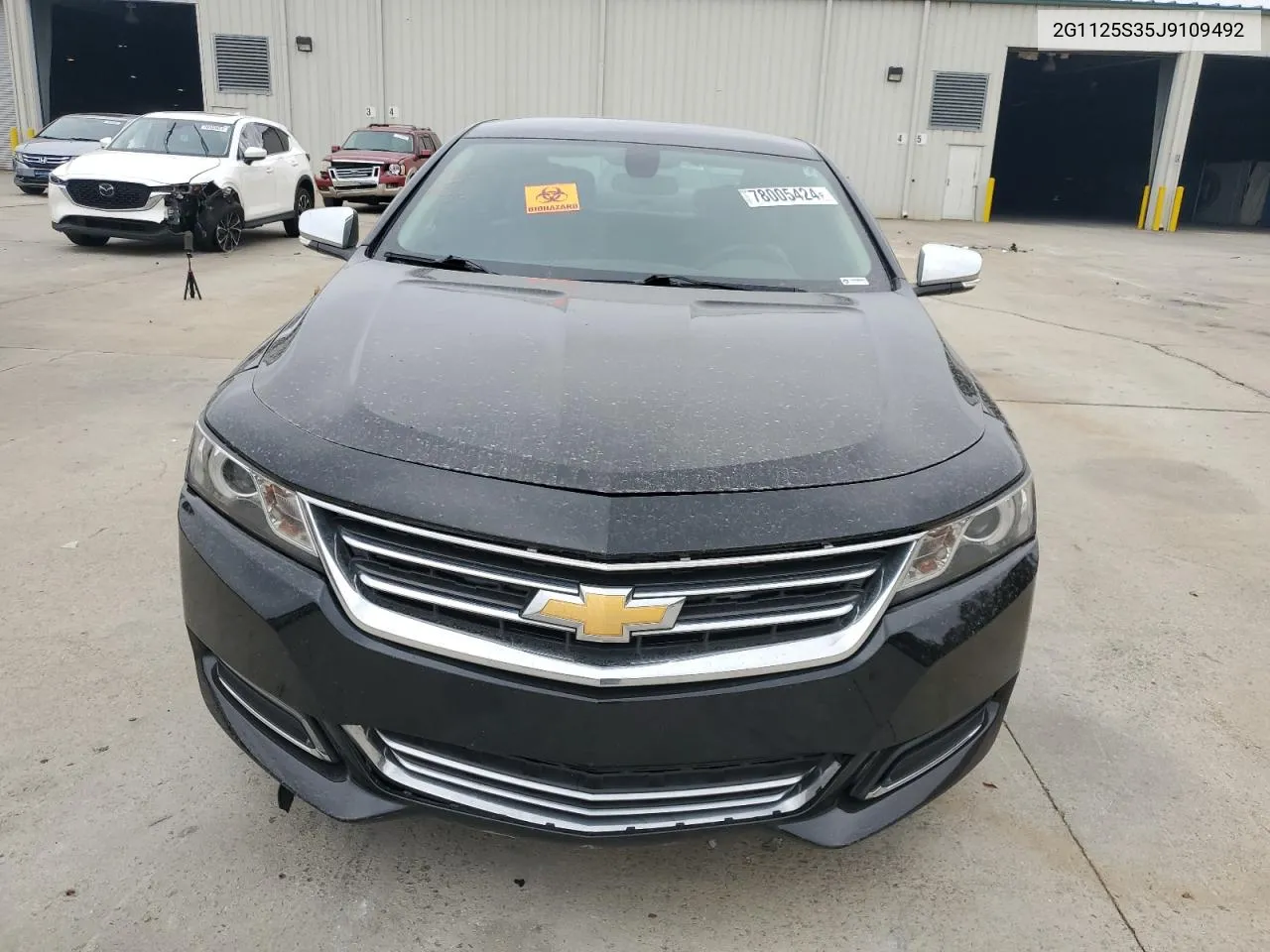 2018 Chevrolet Impala Premier VIN: 2G1125S35J9109492 Lot: 78005424