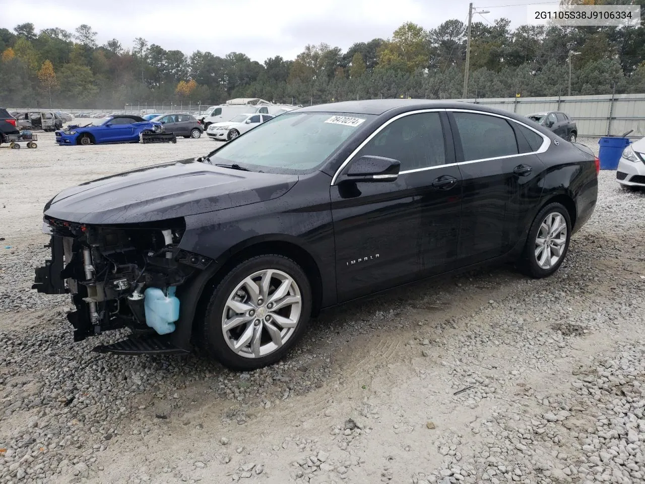 2018 Chevrolet Impala Lt VIN: 2G1105S38J9106334 Lot: 78470274