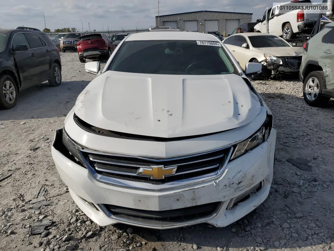 2018 Chevrolet Impala Lt VIN: 1G1105SA3JU101088 Lot: 78715604