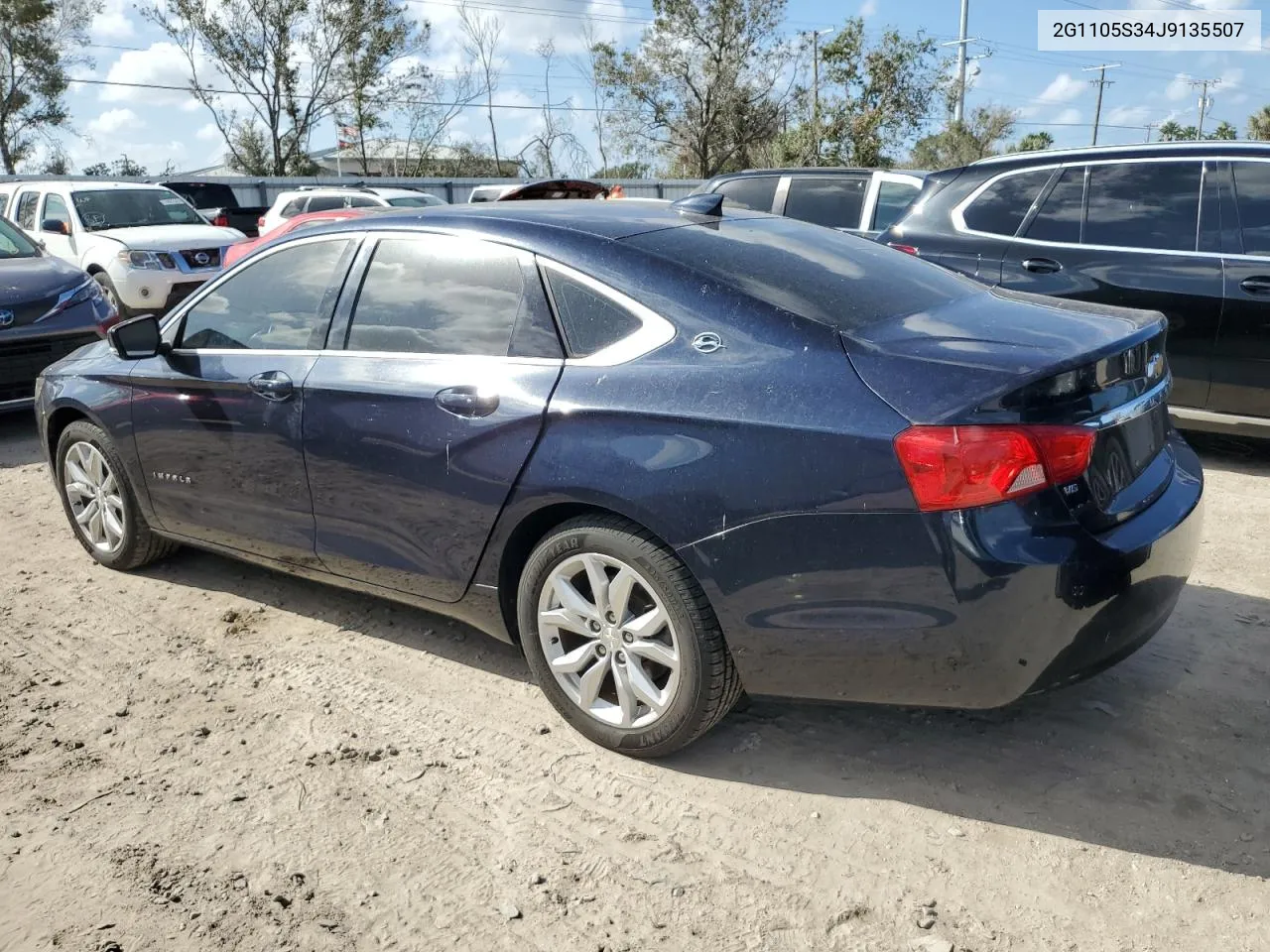 2018 Chevrolet Impala Lt VIN: 2G1105S34J9135507 Lot: 78719694