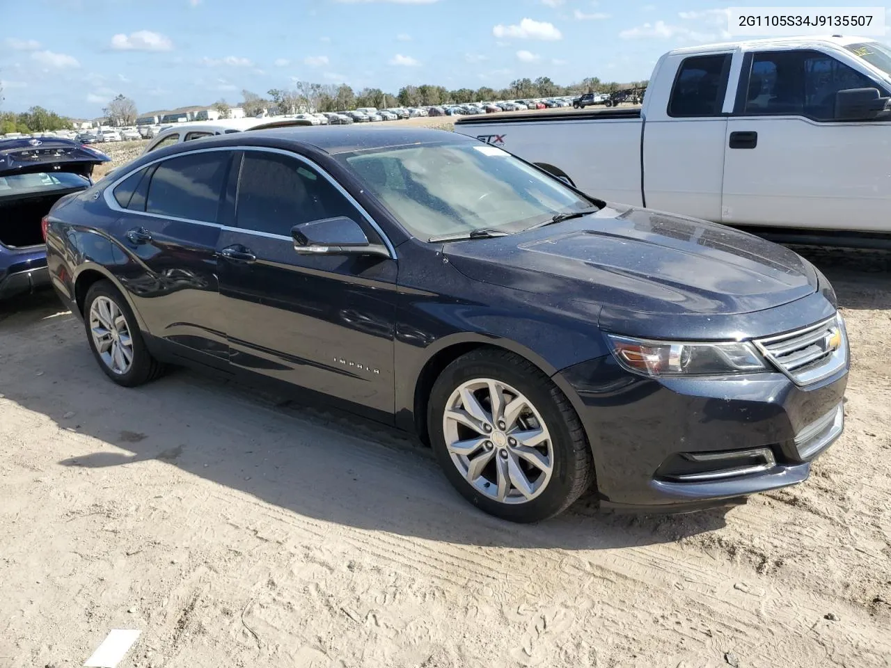 2018 Chevrolet Impala Lt VIN: 2G1105S34J9135507 Lot: 78719694