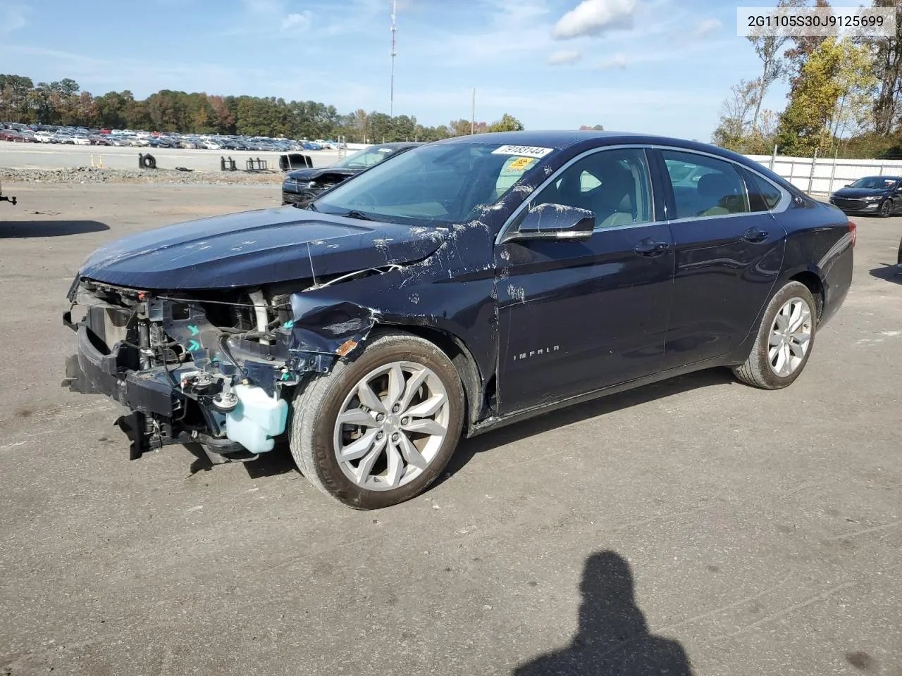 2018 Chevrolet Impala Lt VIN: 2G1105S30J9125699 Lot: 79183144