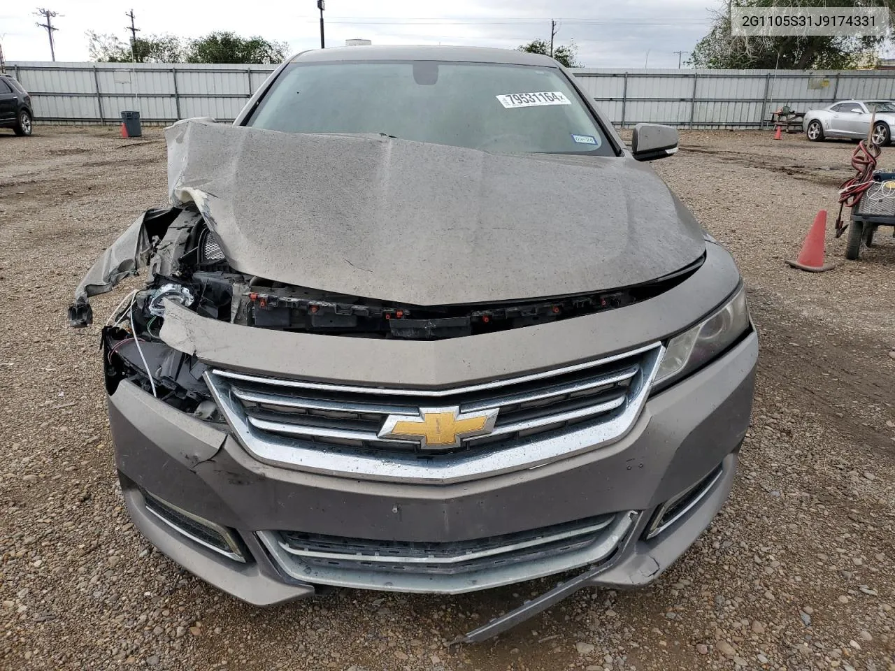 2018 Chevrolet Impala Lt VIN: 2G1105S31J9174331 Lot: 79531164