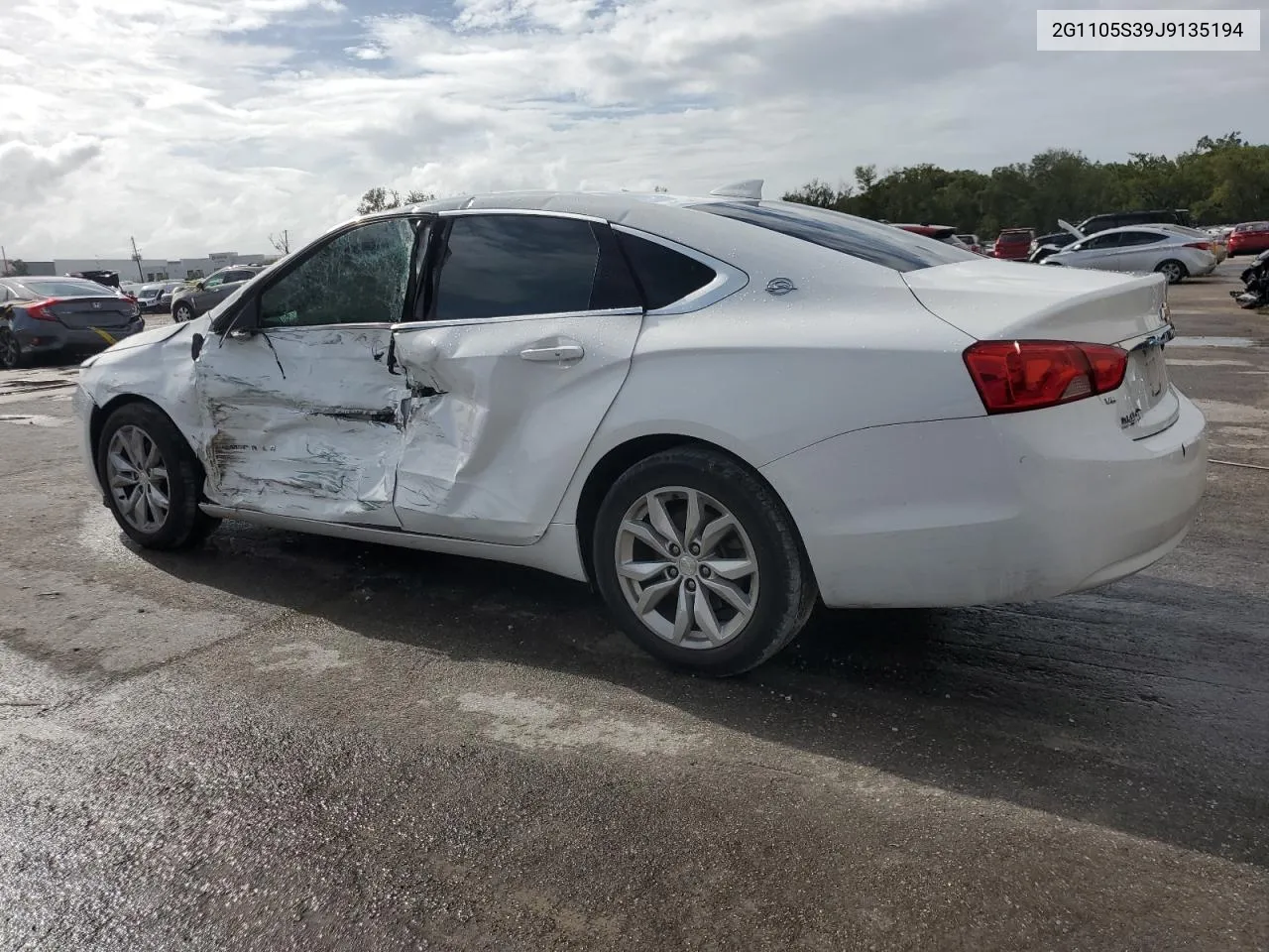 2018 Chevrolet Impala Lt VIN: 2G1105S39J9135194 Lot: 79604434