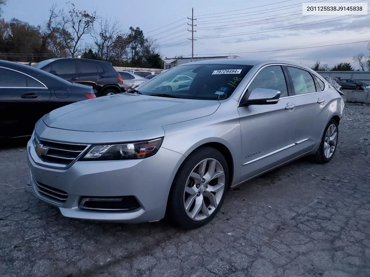 2018 Chevrolet Impala Premier VIN: 2G1125S38J9145838 Lot: 79729494