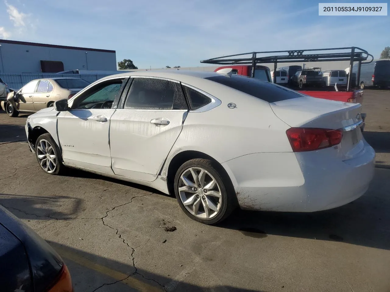 2018 Chevrolet Impala Lt VIN: 2G1105S34J9109327 Lot: 80580924