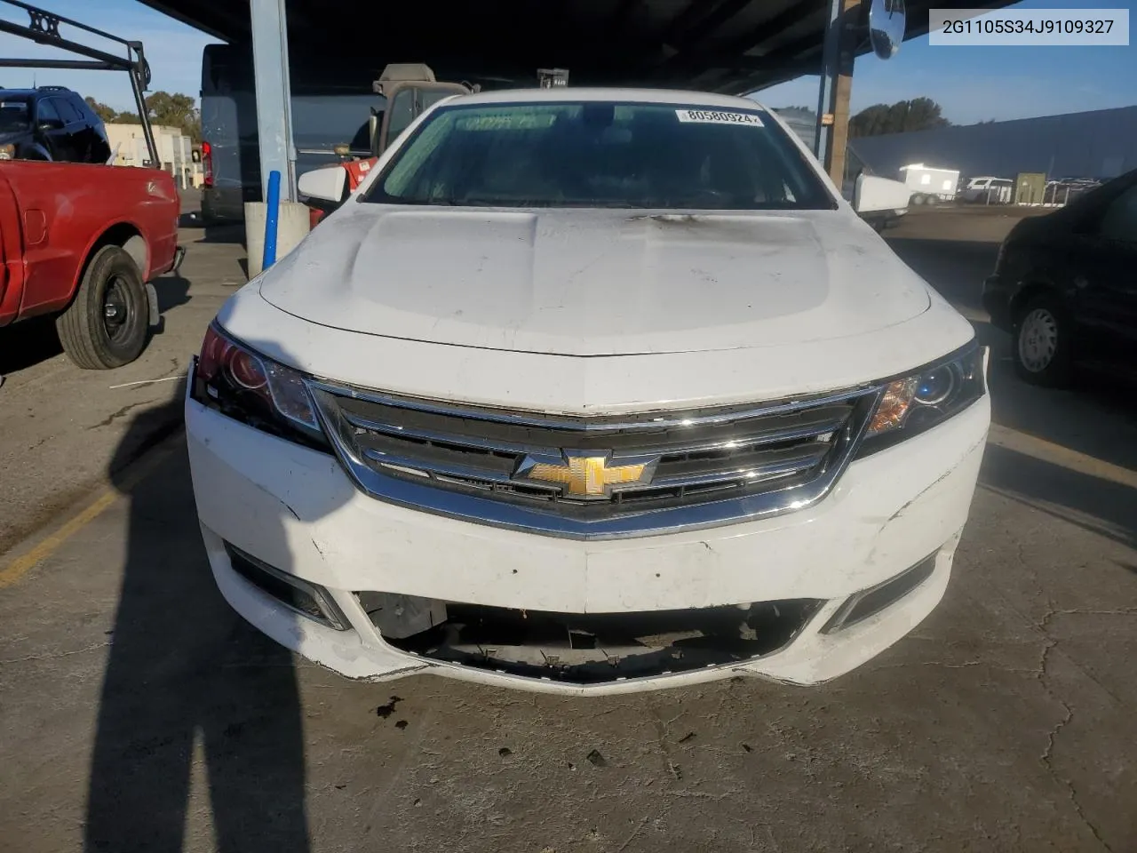 2018 Chevrolet Impala Lt VIN: 2G1105S34J9109327 Lot: 80580924