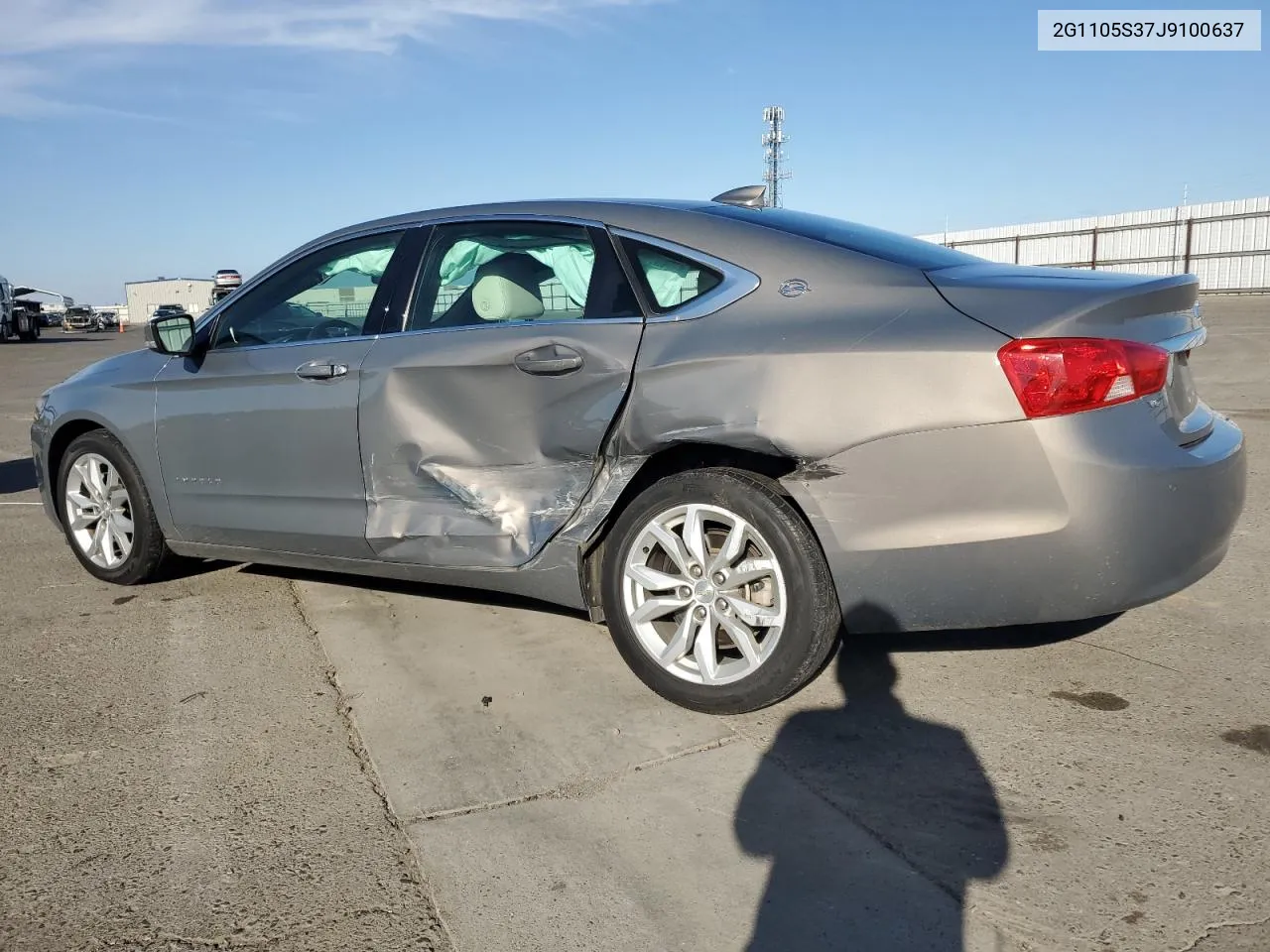 2018 Chevrolet Impala Lt VIN: 2G1105S37J9100637 Lot: 81001194