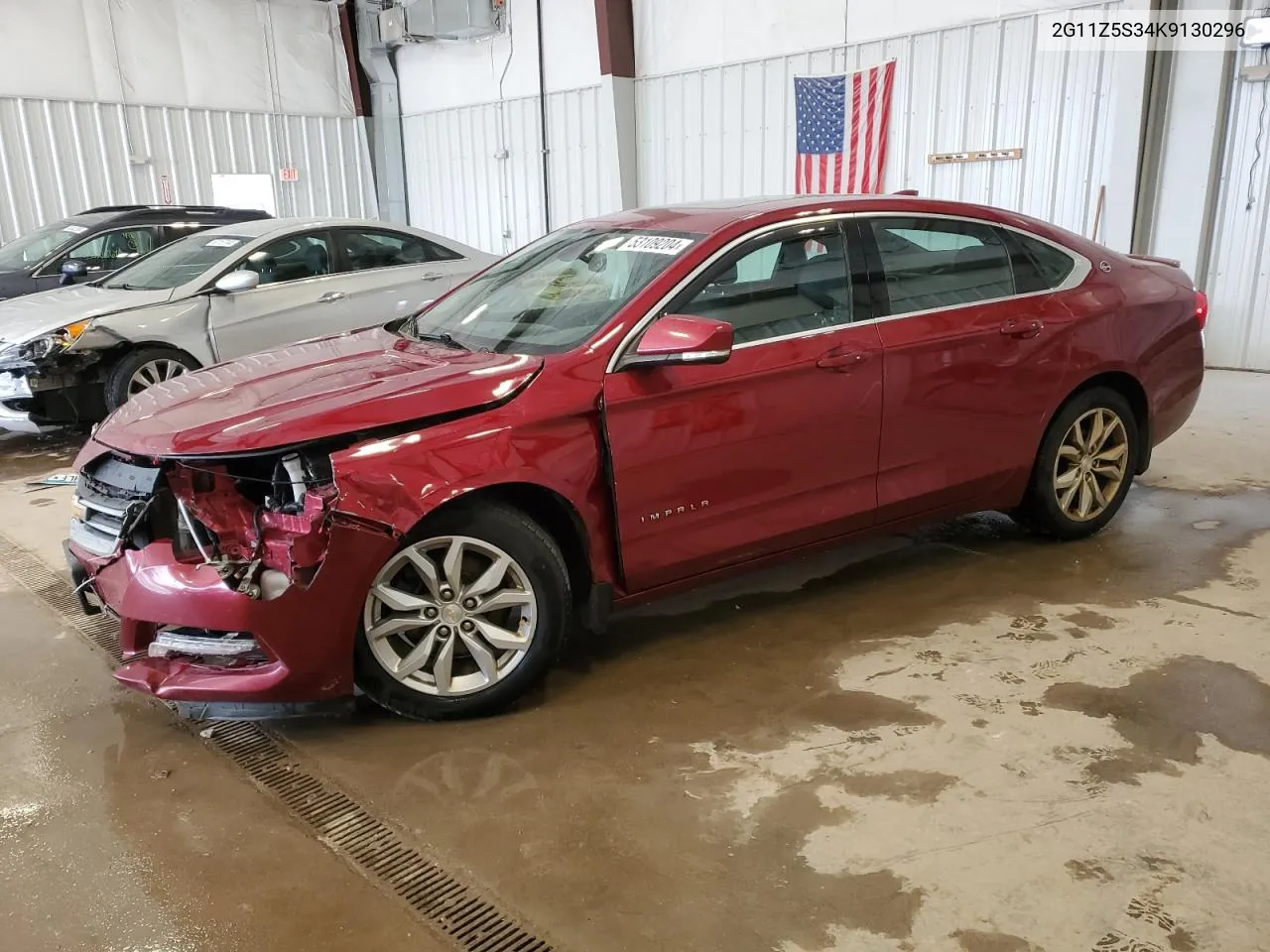 2019 Chevrolet Impala Lt VIN: 2G11Z5S34K9130296 Lot: 53109204