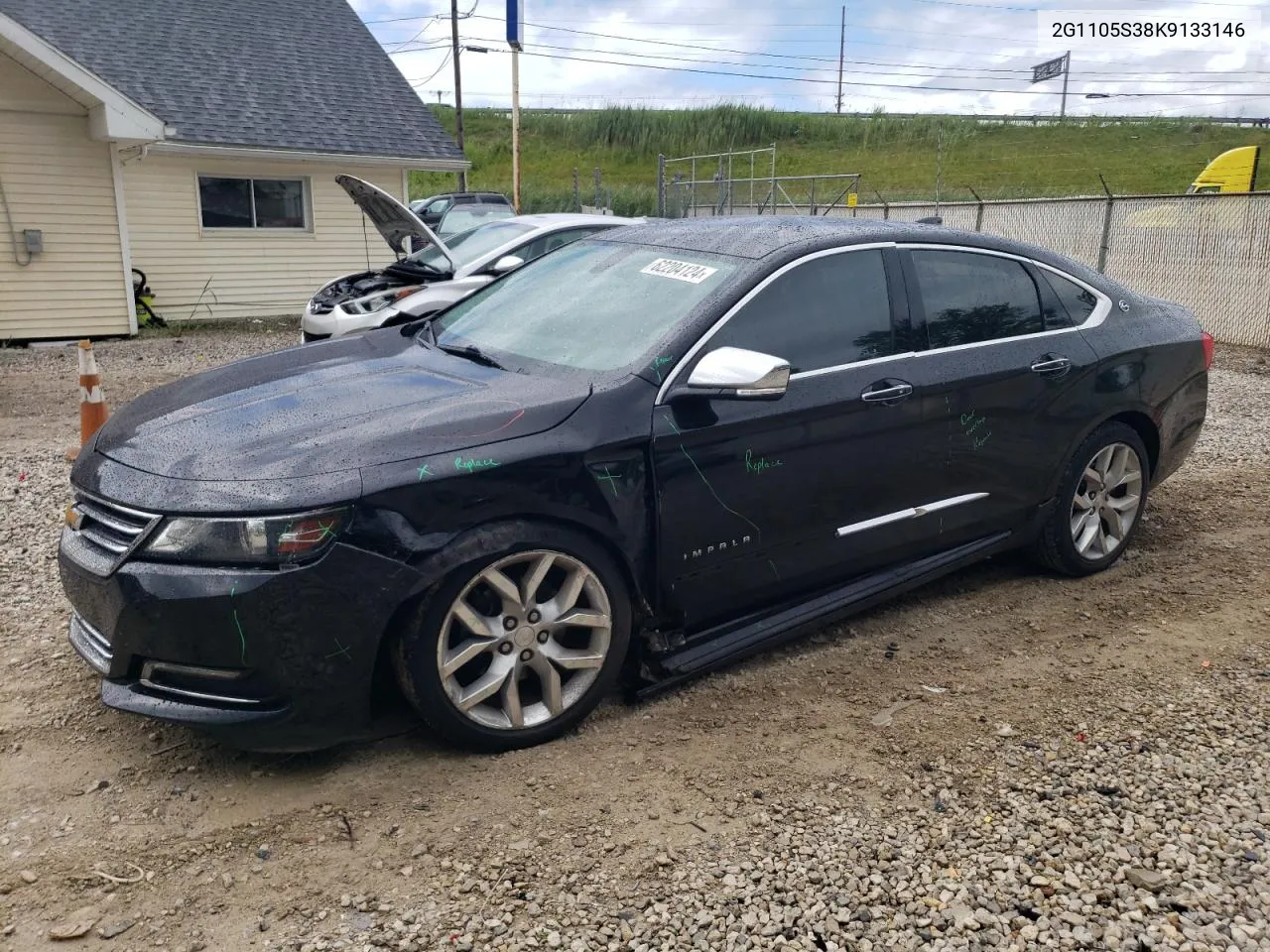 2019 Chevrolet Impala Premier VIN: 2G1105S38K9133146 Lot: 62204124