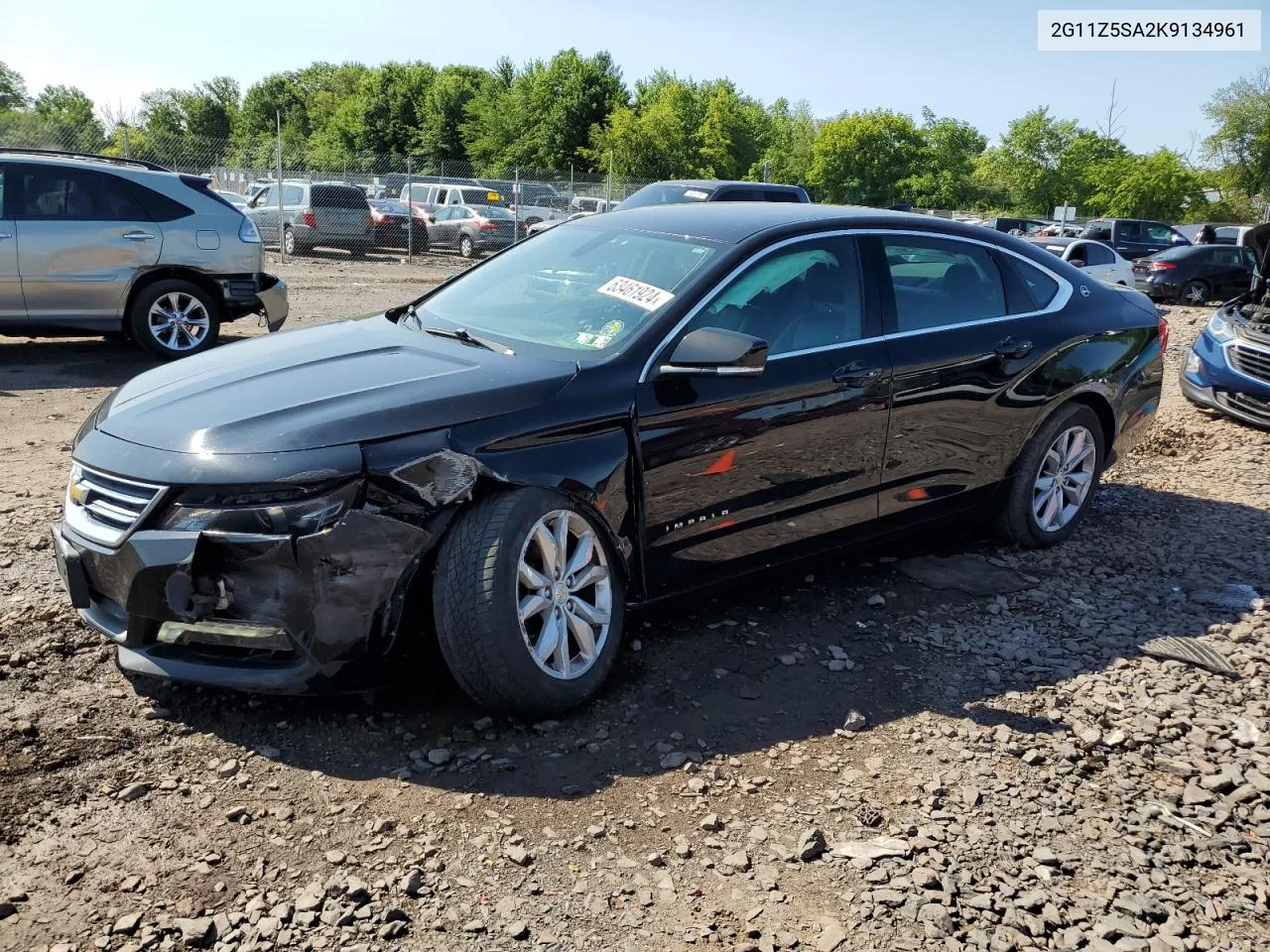 2G11Z5SA2K9134961 2019 Chevrolet Impala Lt