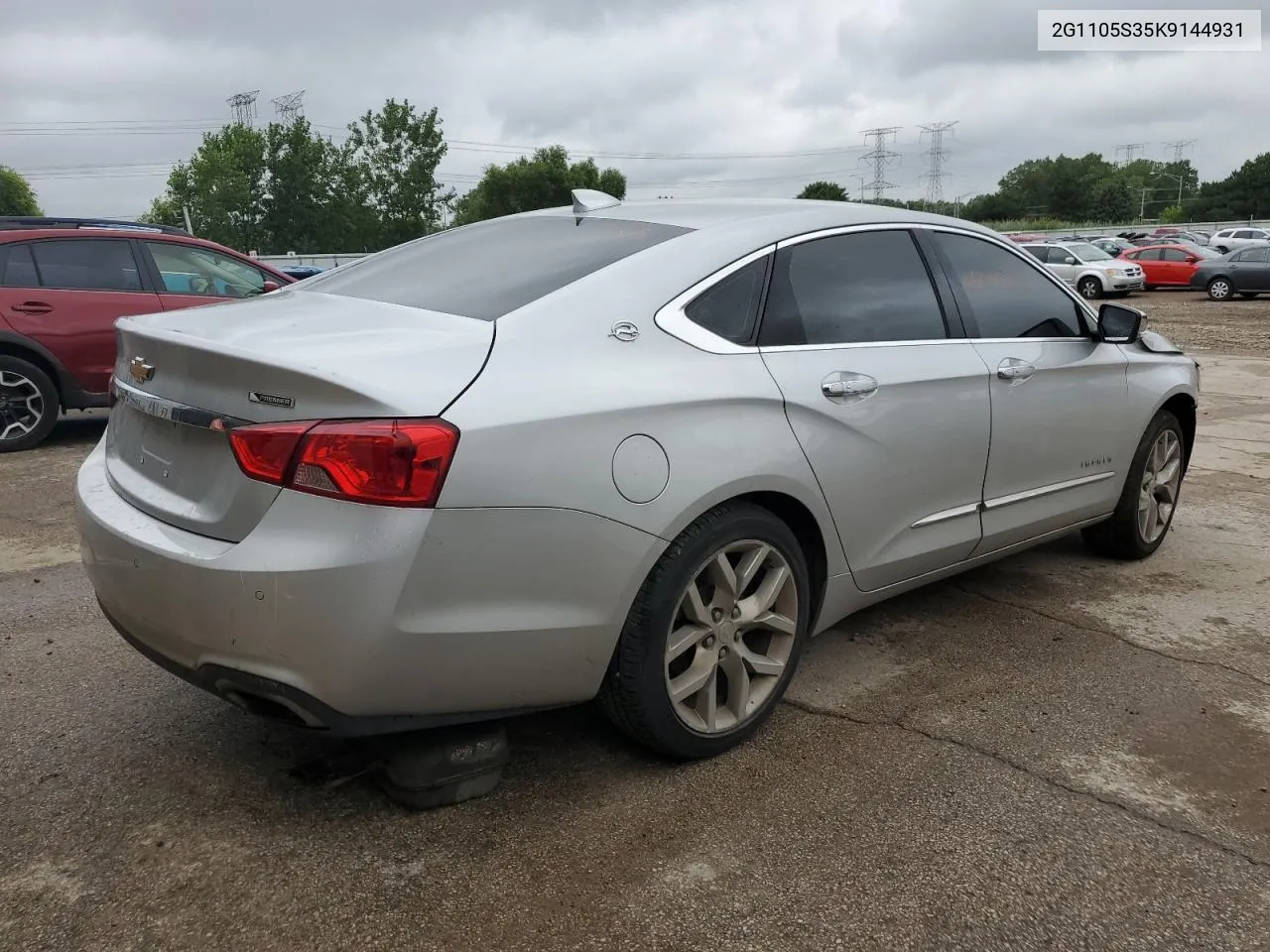 2019 Chevrolet Impala Premier VIN: 2G1105S35K9144931 Lot: 64162104