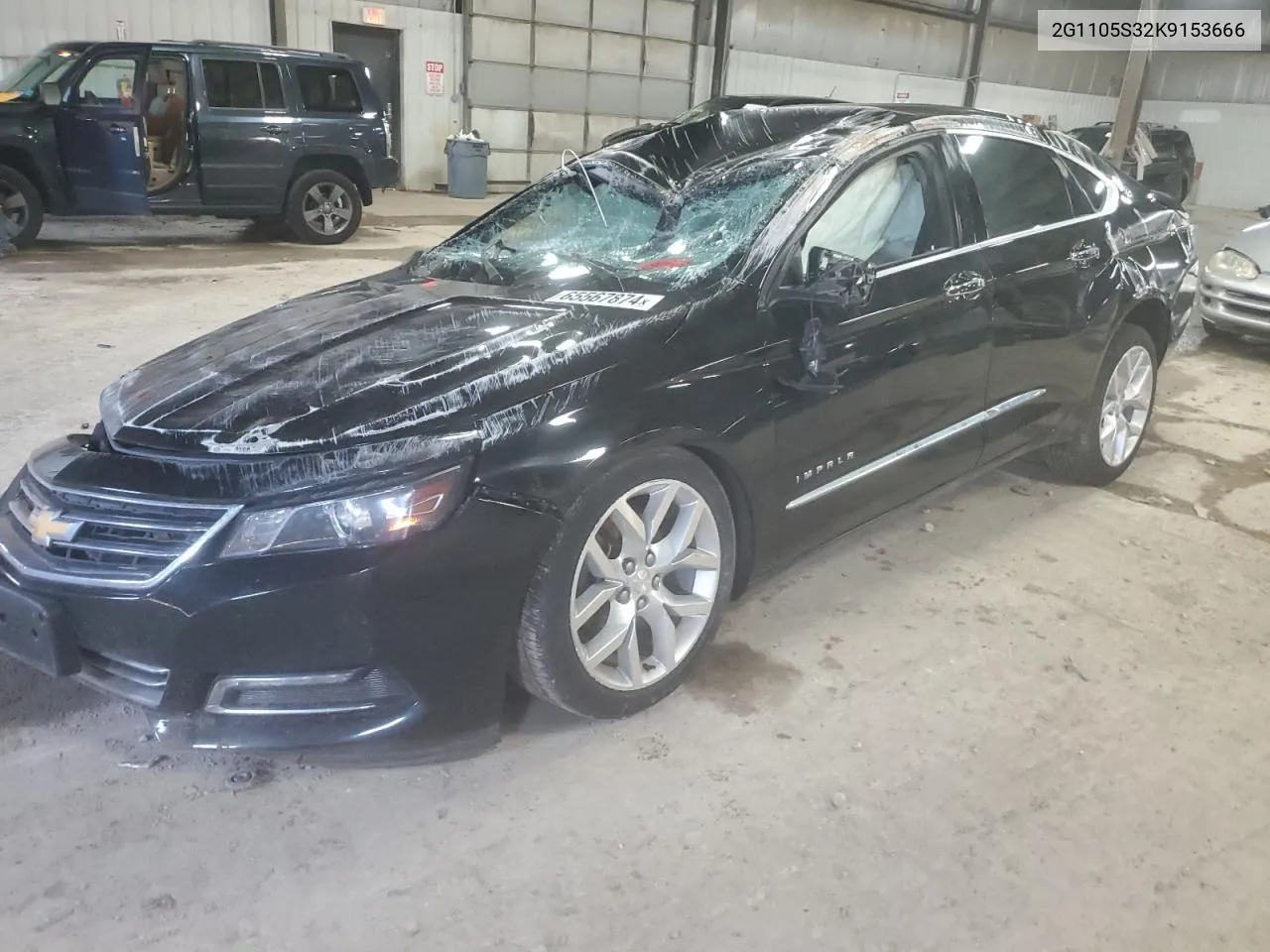 2019 Chevrolet Impala Premier VIN: 2G1105S32K9153666 Lot: 65567874