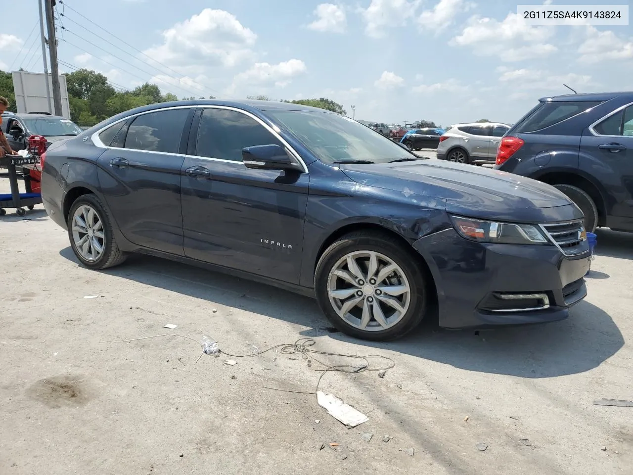 2019 Chevrolet Impala Lt VIN: 2G11Z5SA4K9143824 Lot: 66413594