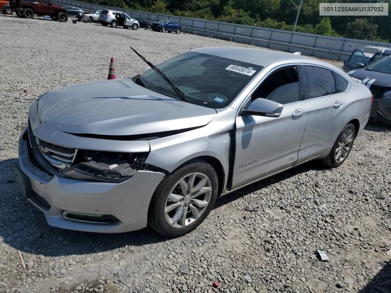 2019 Chevrolet Impala Lt VIN: 1G11Z5SA6KU137932 Lot: 68645074