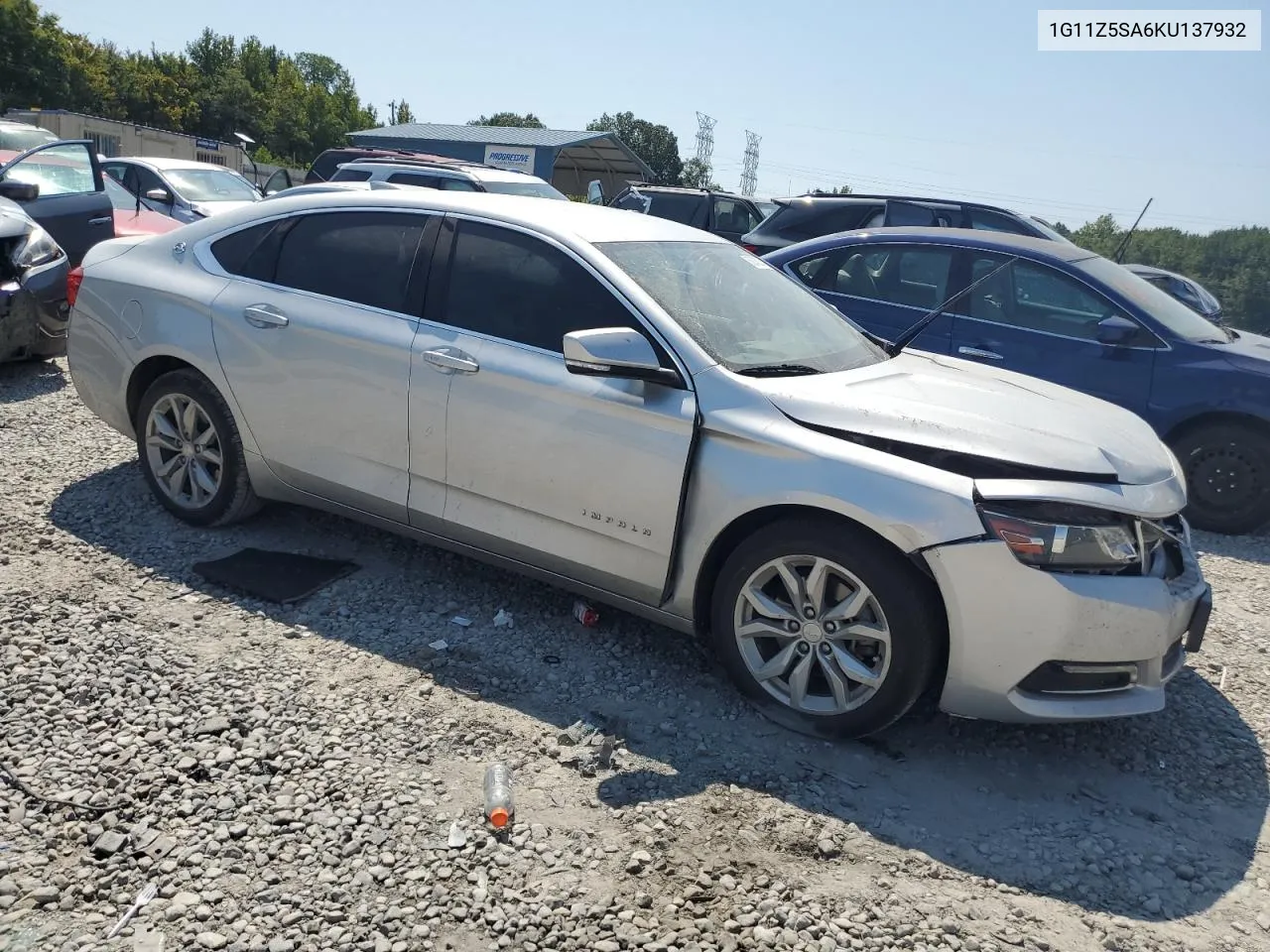 2019 Chevrolet Impala Lt VIN: 1G11Z5SA6KU137932 Lot: 68645074