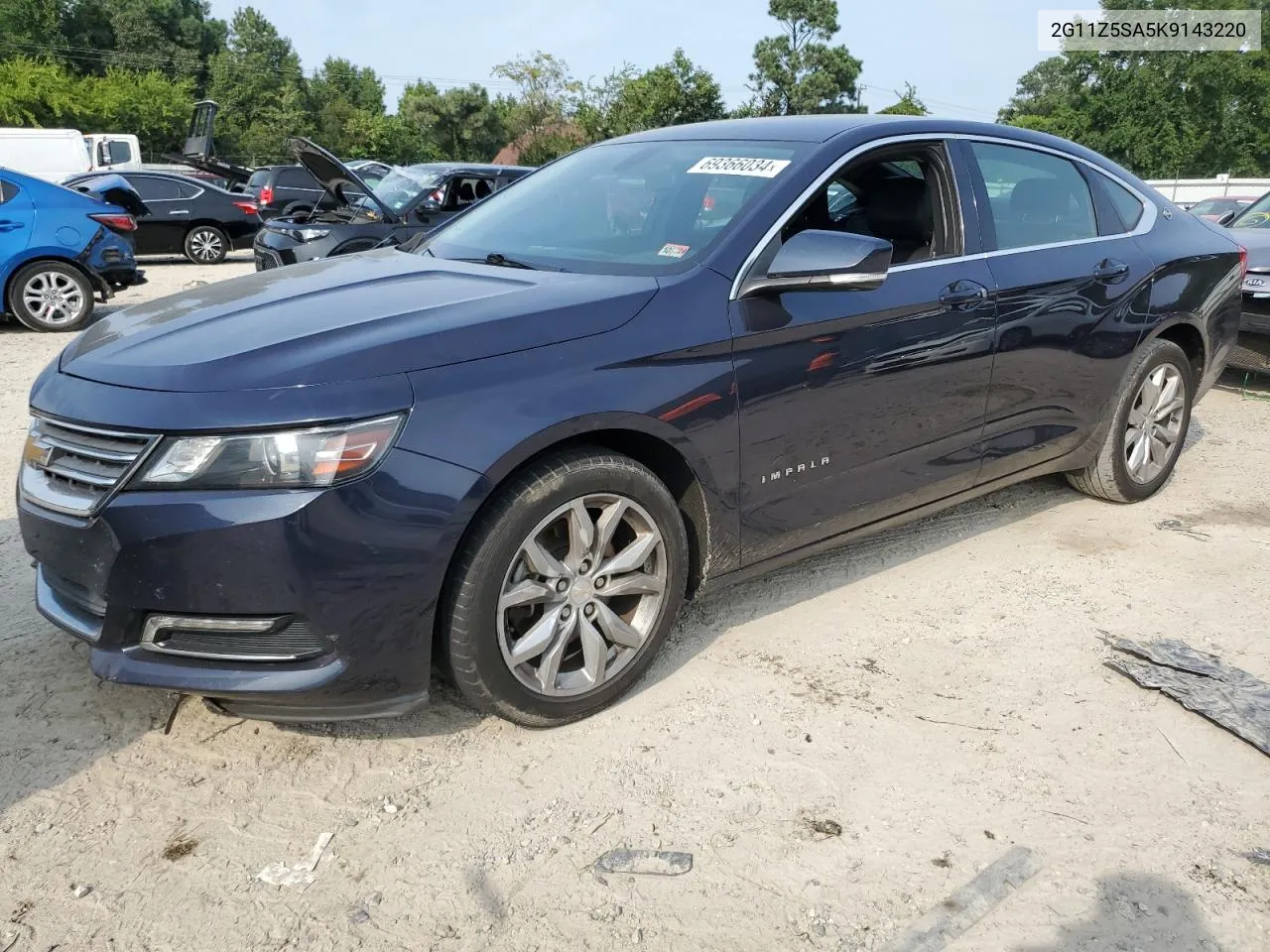 2G11Z5SA5K9143220 2019 Chevrolet Impala Lt